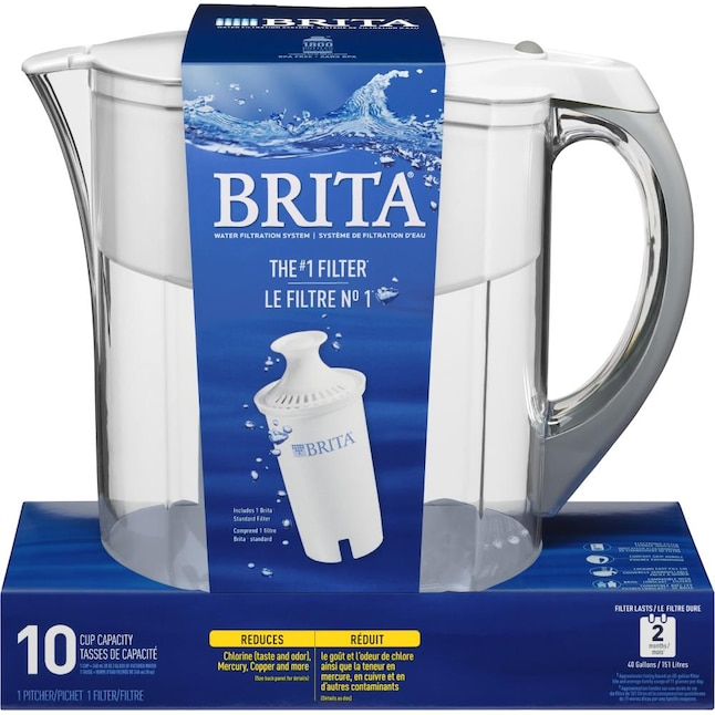 Brita Grand 10 Cup White Water Filter, Brita Countertop Filter Systems