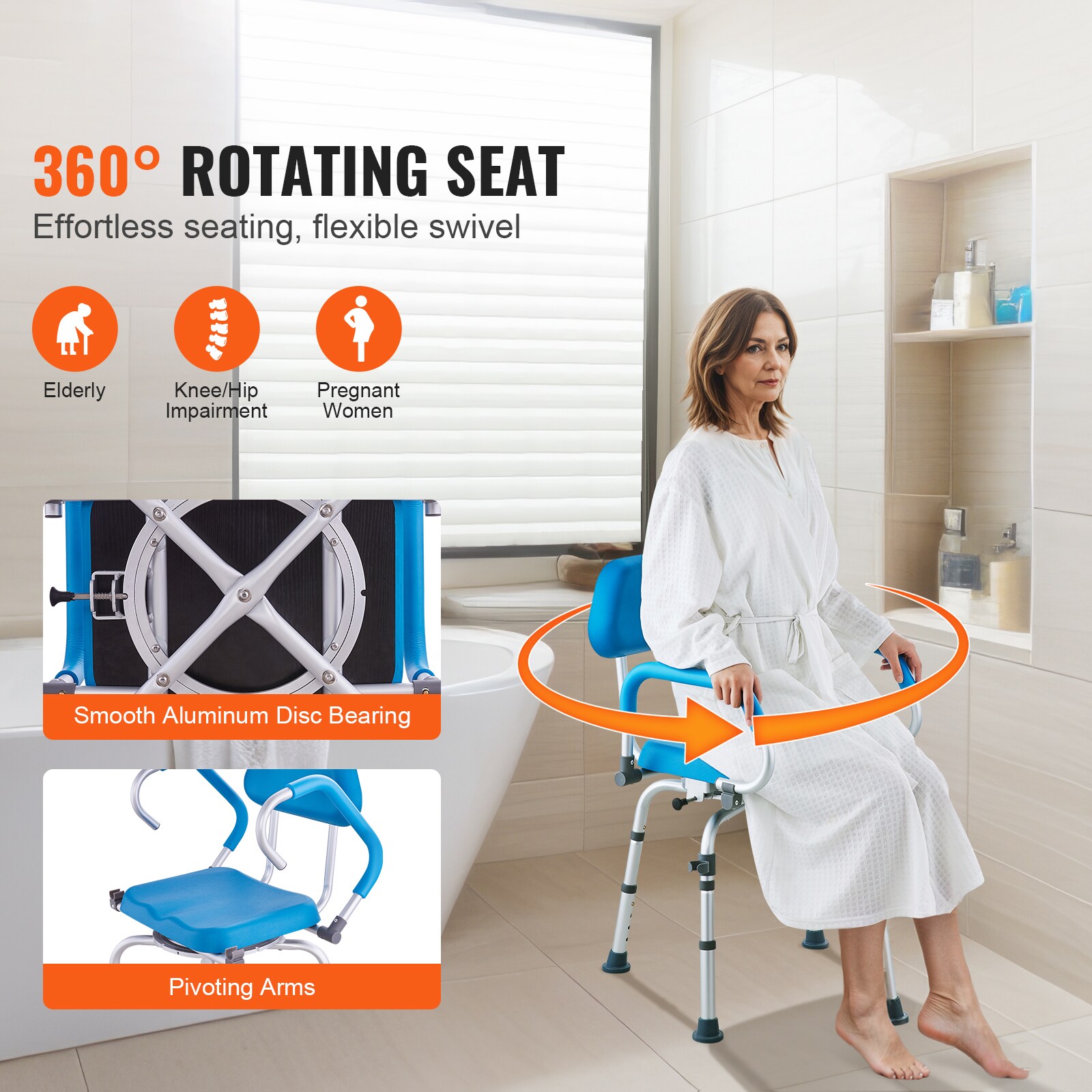 VEVOR SCGDSYGZYTLS03618V0 Bath-Safety-Seats-Benches - View #2