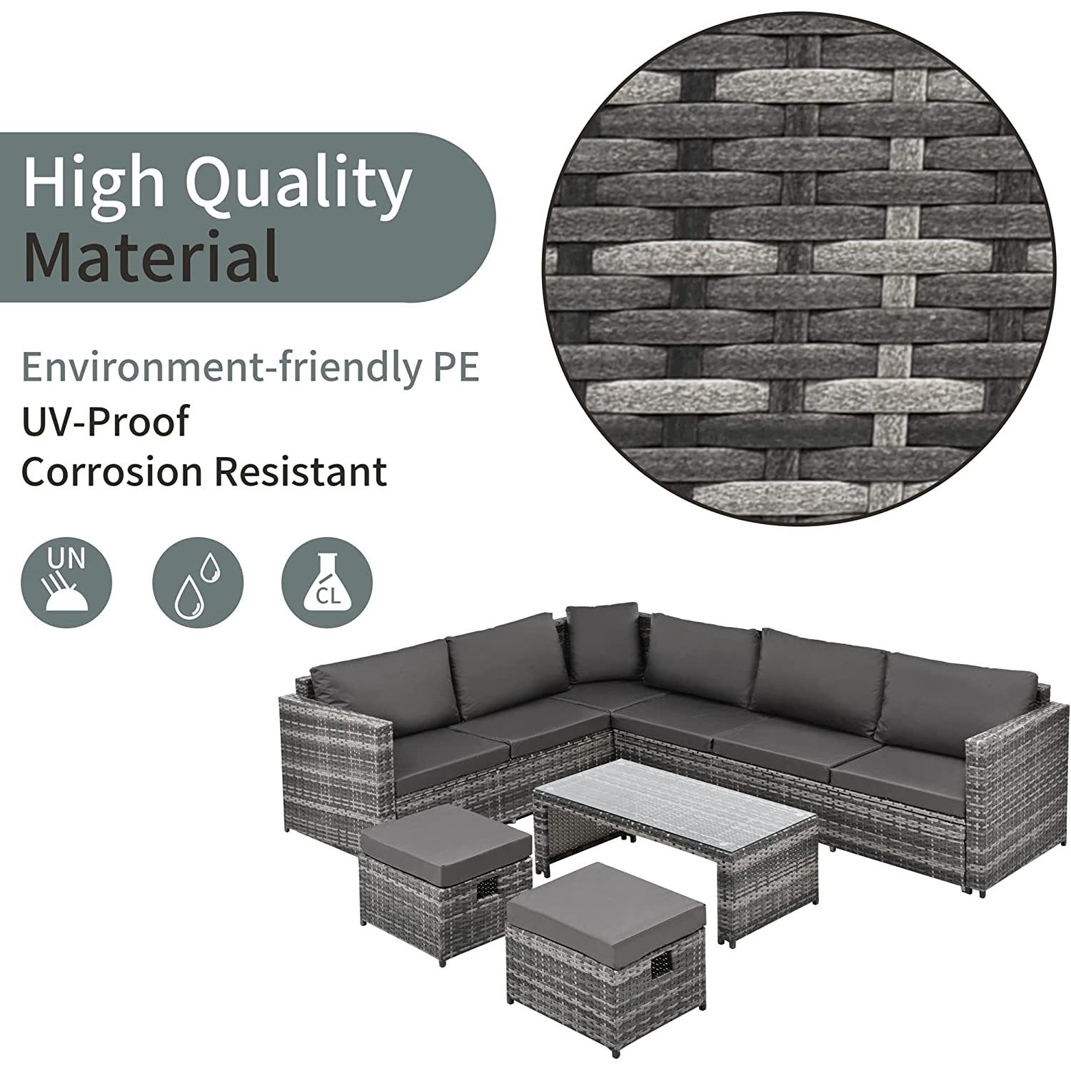 Bayfeve BF-3989BHF Patio-Conversation-Sets - View #5