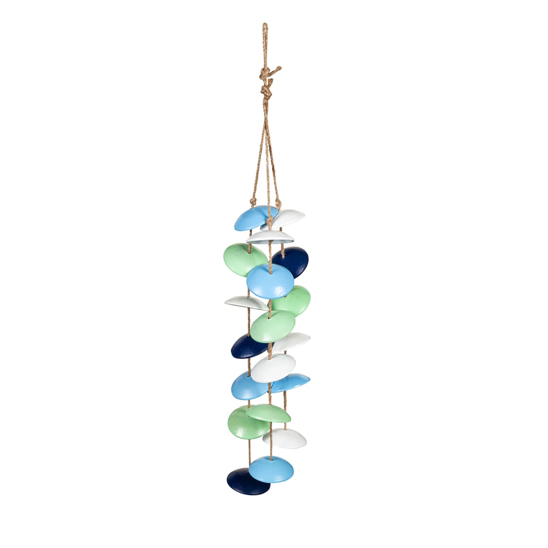 Evergreen 2WC833 26.5-in Blue Metal Wind Chime