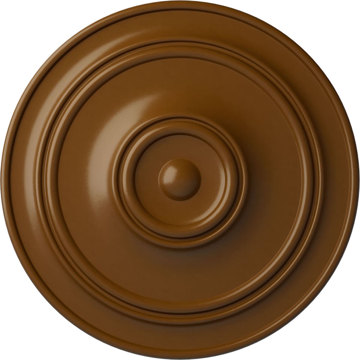 Ekena Millwork CM40CLSTF Small Classic 40.25-in W x 40.25-in L Painted Smokey Topaz Polyurethane Whole Ceiling Medallion
