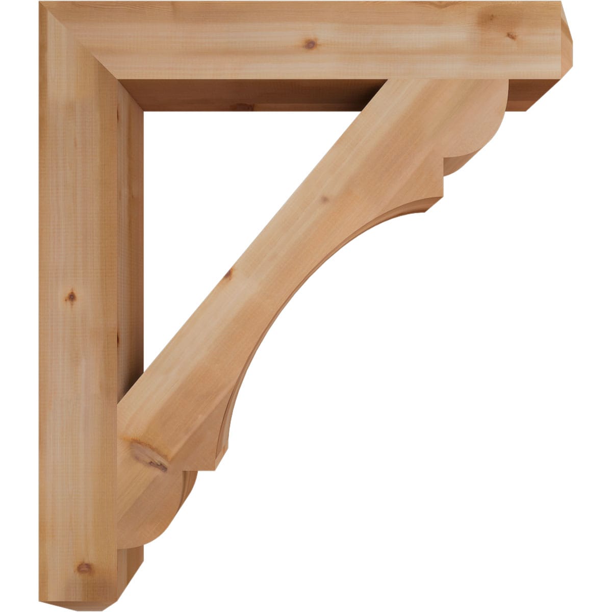 Ekena Millwork BKT06X42X48OLY04SWR Exterior-Brackets-Braces - View #3