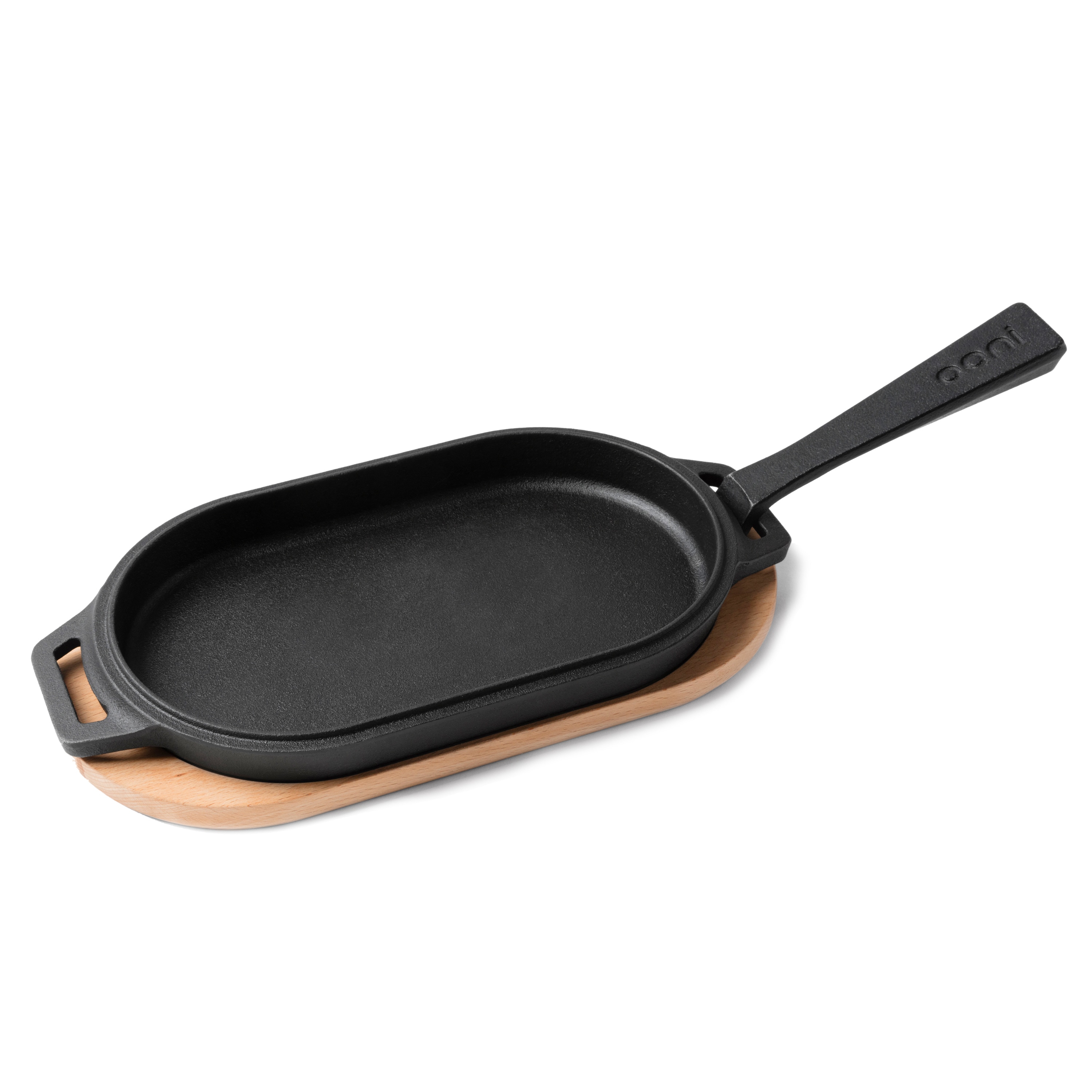 Outdoor 12-inch Carbon Steel Pan with Removable Handle