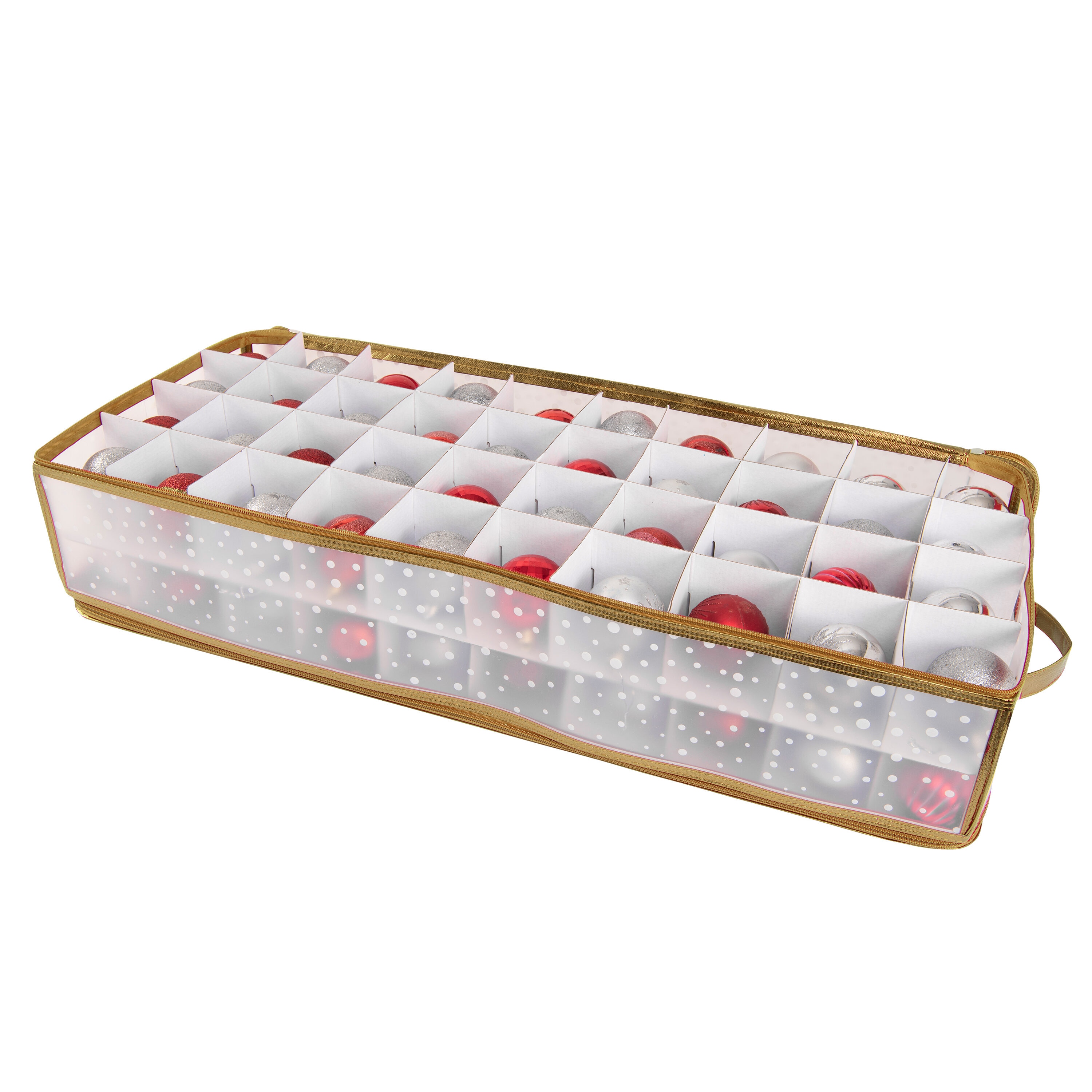 Simplify Ornament Organizer, 64-Count, Red (9002-RED)