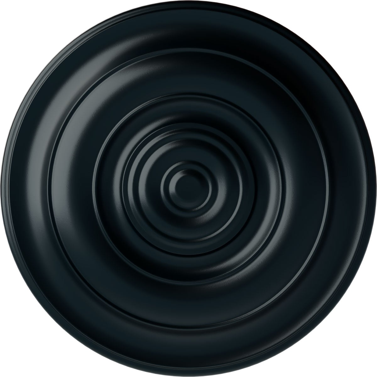 Ekena Millwork CM18NINSF Niobe 18-in W x 18-in L Painted Night Shade Polyurethane Whole Ceiling Medallion