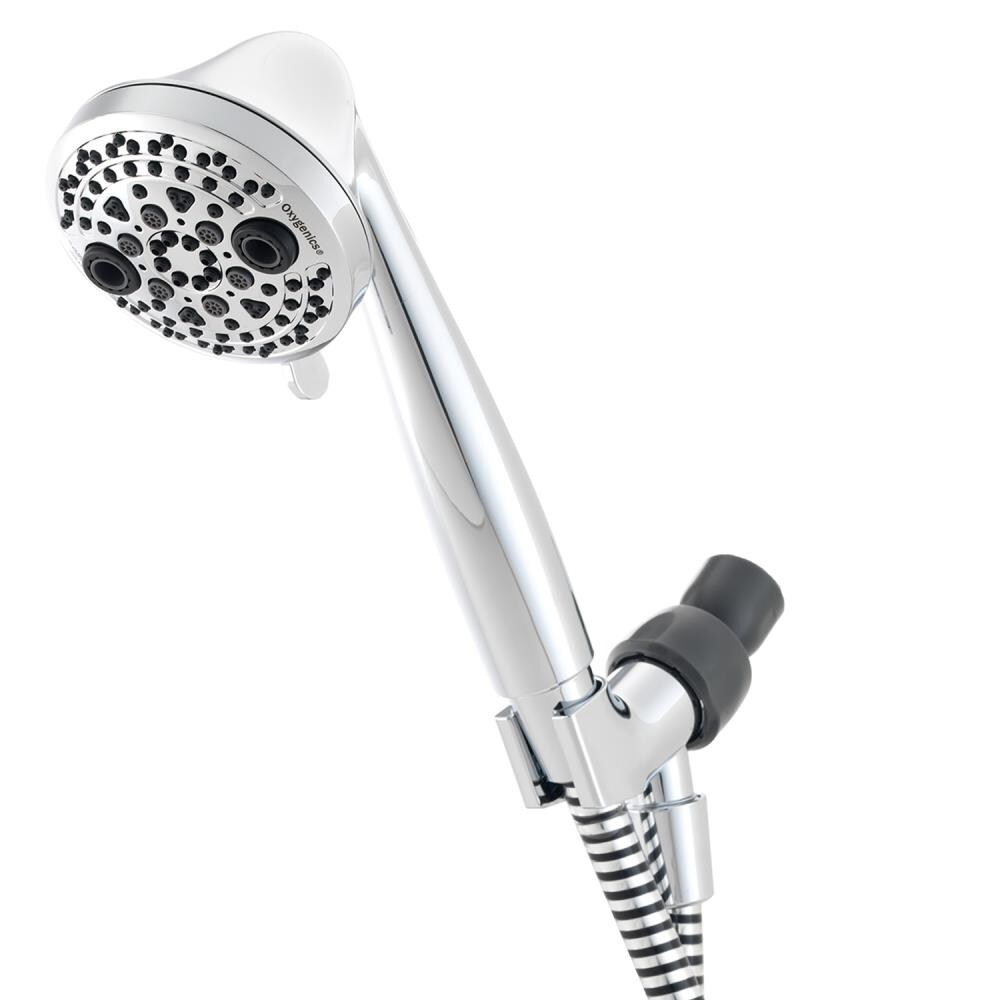 Oxygenics Powermassage Chrome 5 Spray Handheld Shower 175 Gpm 66 Lpm At