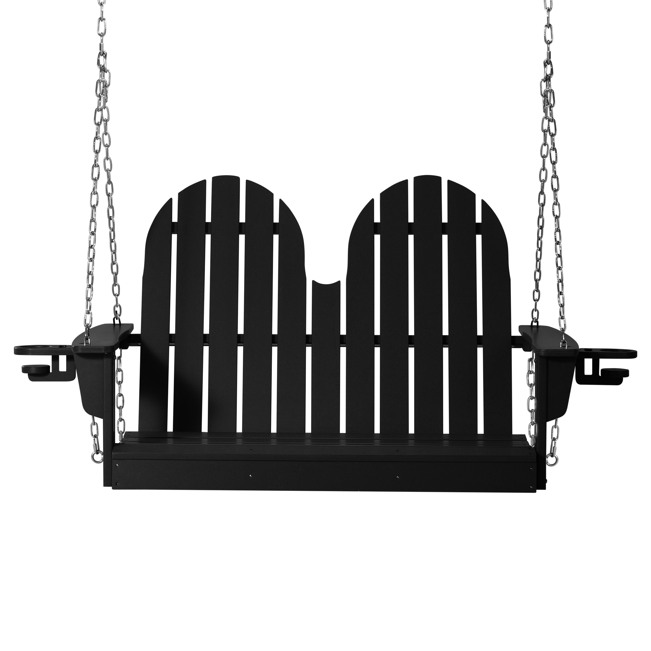 Costaelm Savannah 4ft Outdoor HDPE Farmhouse Hanging Porch Swing With
