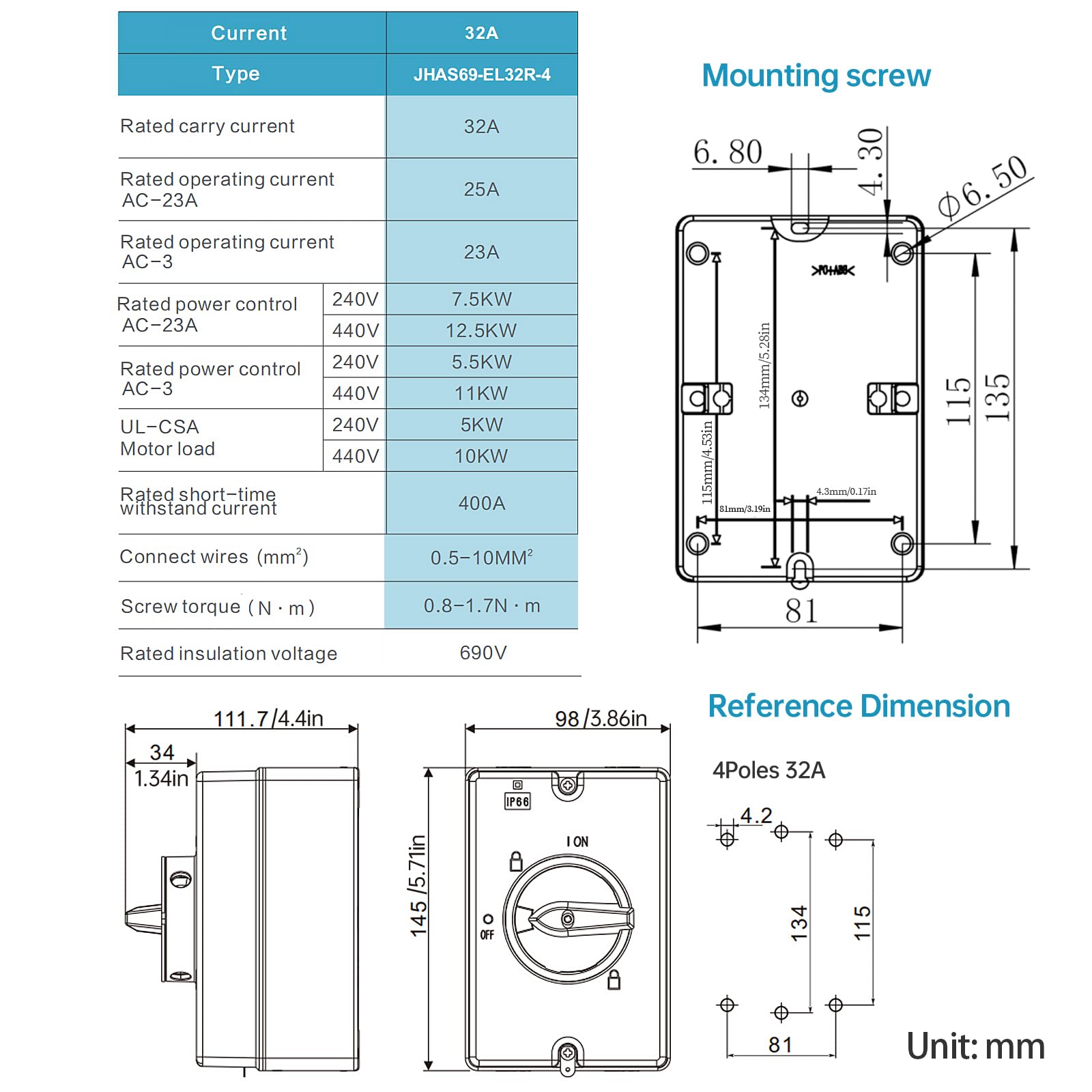 Aoibox LABXE36Z Safety-Switches - View #2