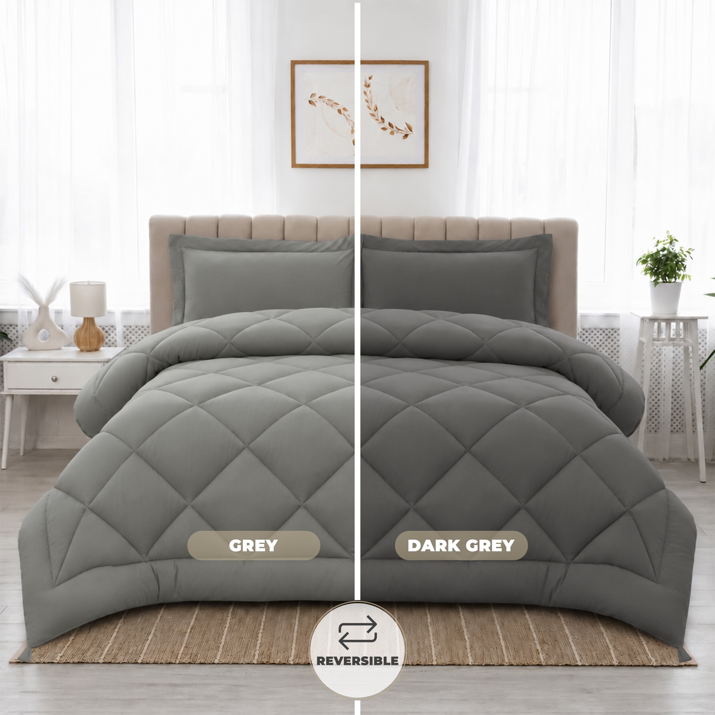 Lux Decor Collection CMF 3PC K SD GDRK Comforters-And-Bedspreads - View #5