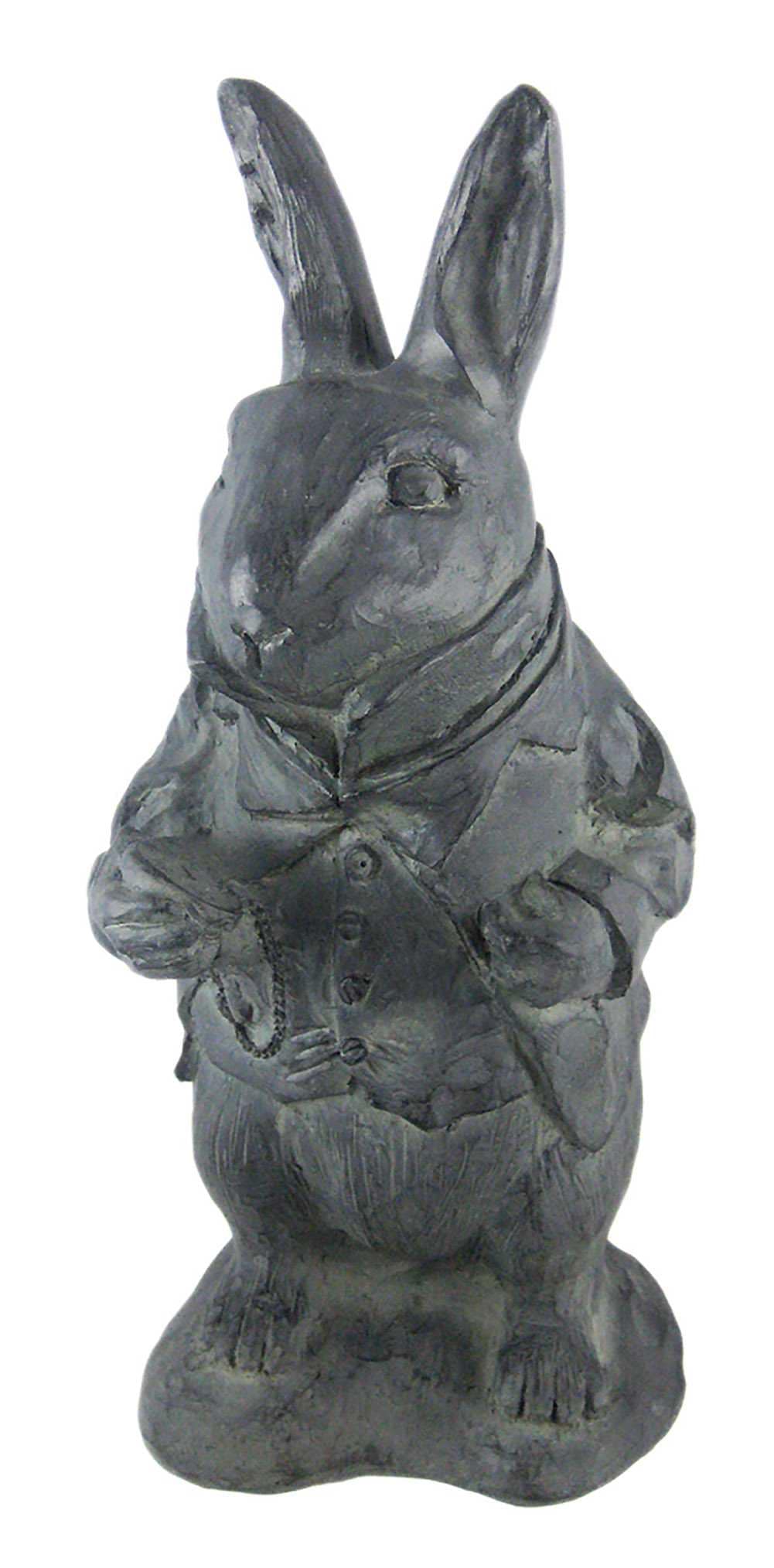 Zeckos `Alice In Wonderland` White Rabbit Garden Statue