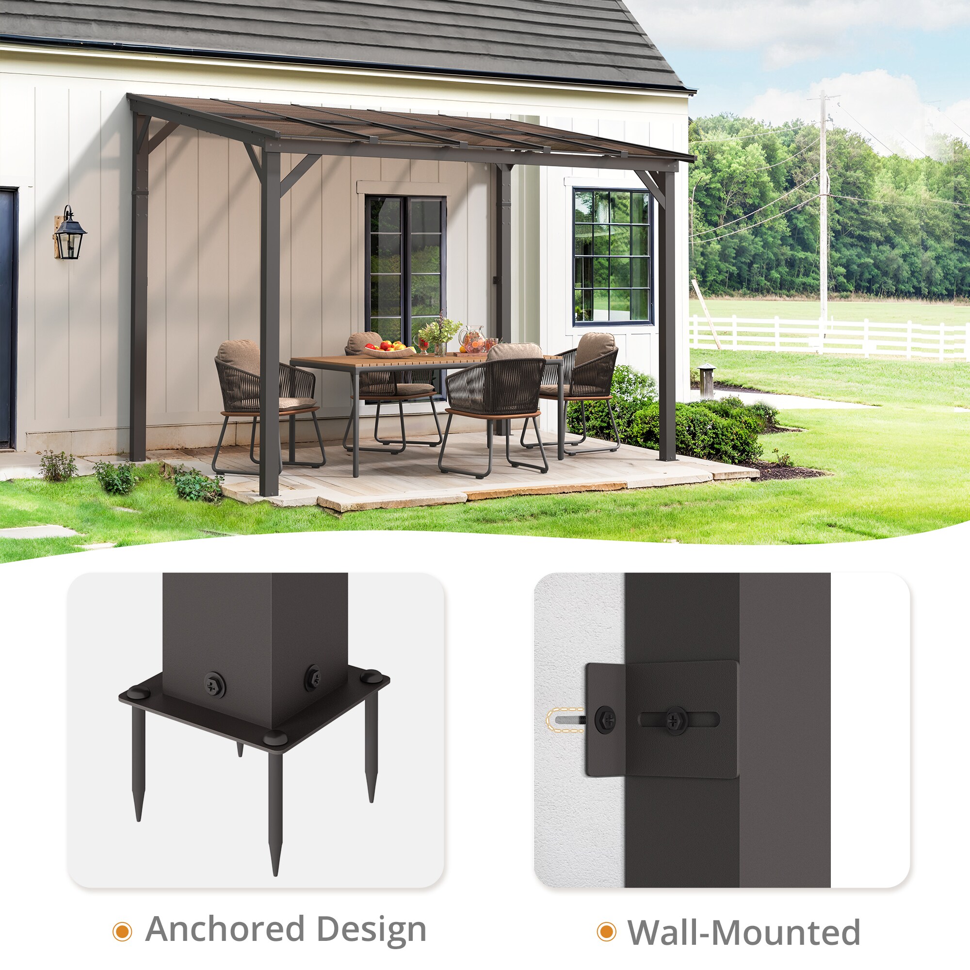 Yurevna LMD-BL-1 Wood-Resin-Gazebos - View #6