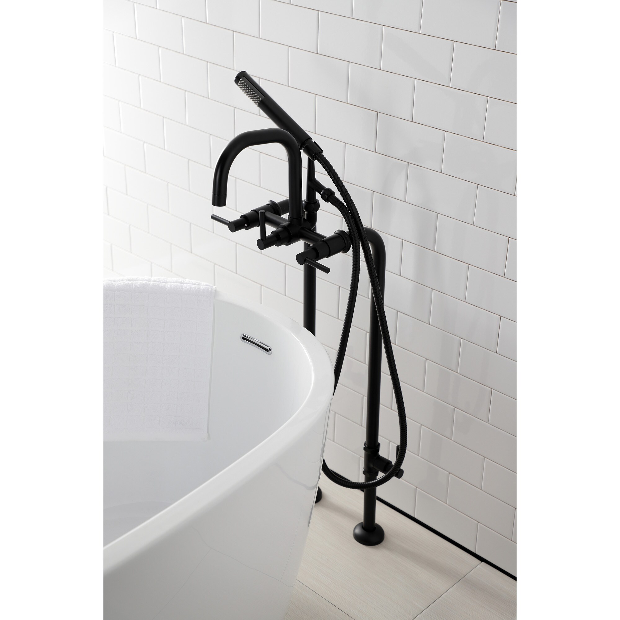 Kingston Brass WLCCK8400DL Roman-Tub-Faucets - View #5