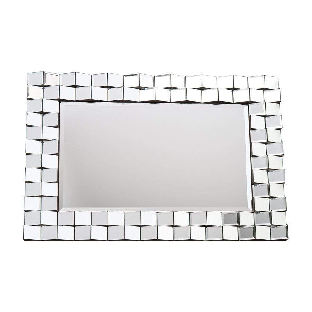 Boston Loft Furnishings ATG8206 Oliver 23.75-in W x 35.5-in H Mirror Beveled Wall Mirror