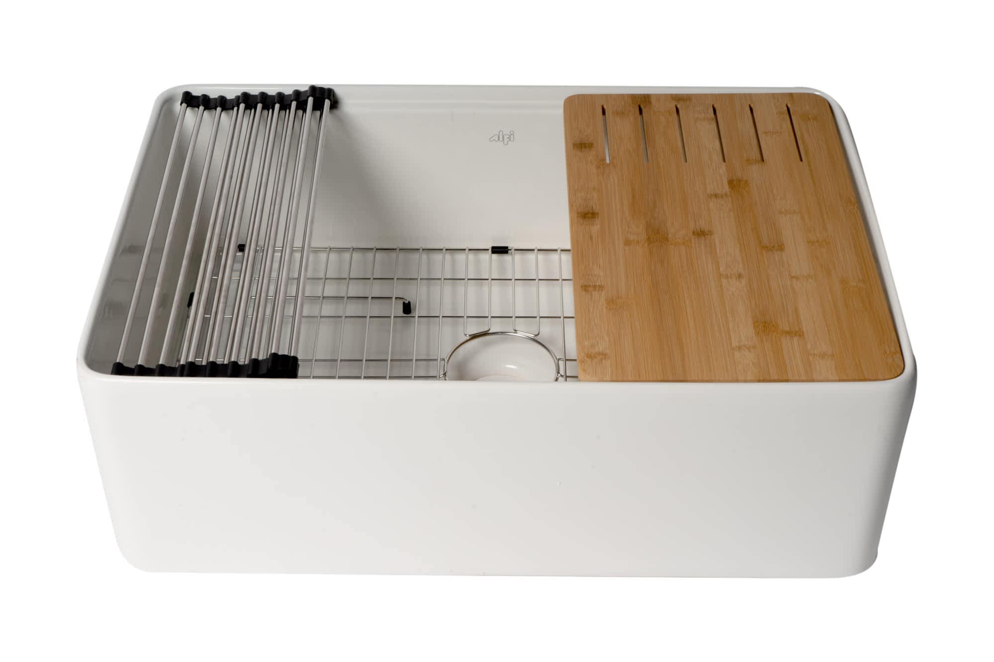ALFI ABFS3020-W Kitchen-Sinks - View #2