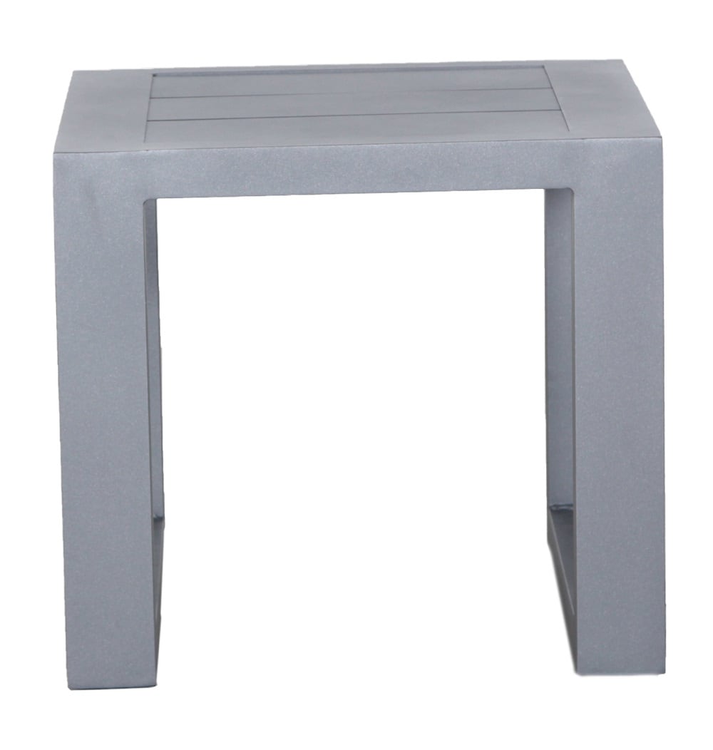 Teva Furniture EN-T-209ET Paris Patio Table Square Outdoor End Table 24-in W x 24-in L