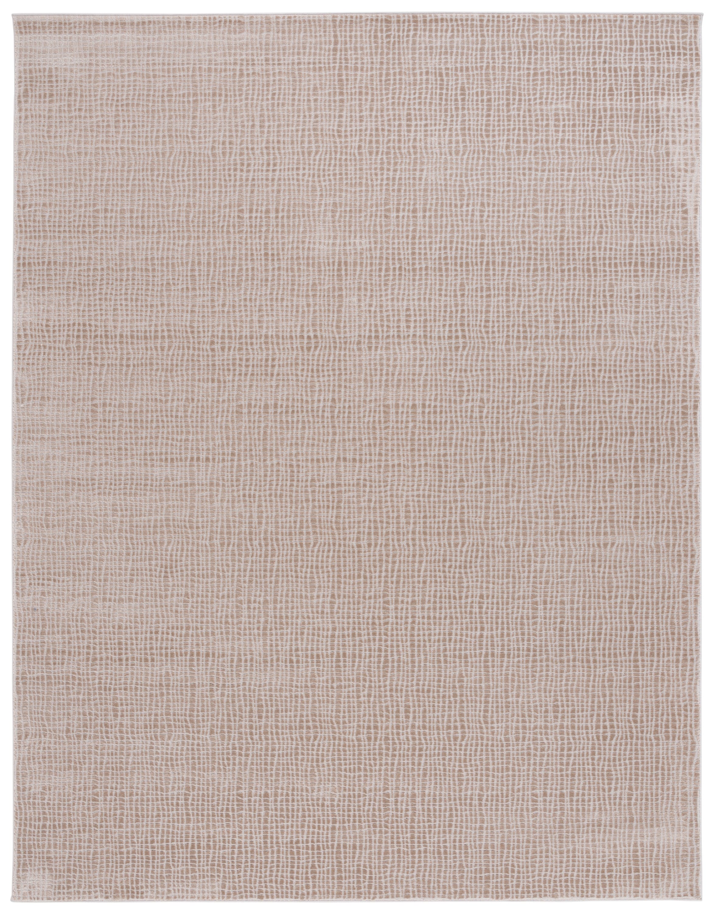 Safavieh CON110A-9 9 x 12 (ft) Loomed Polyester/Polypropylene Beige/Gray Rectangular Indoor Geometric Mid-Century Modern Area rug