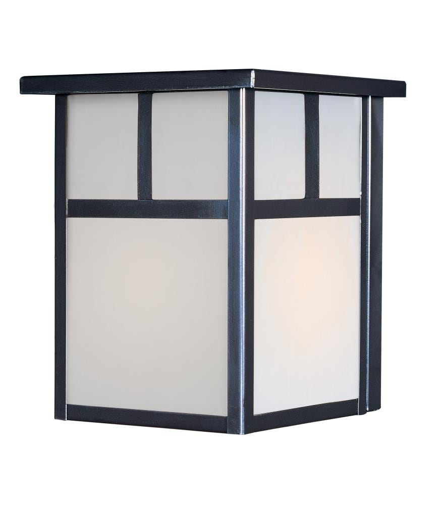 Maxim Lighting 4050WTBK Coldwater 1 -Light 7.5-in H Matte Black Hardwired Outdoor Wall Light