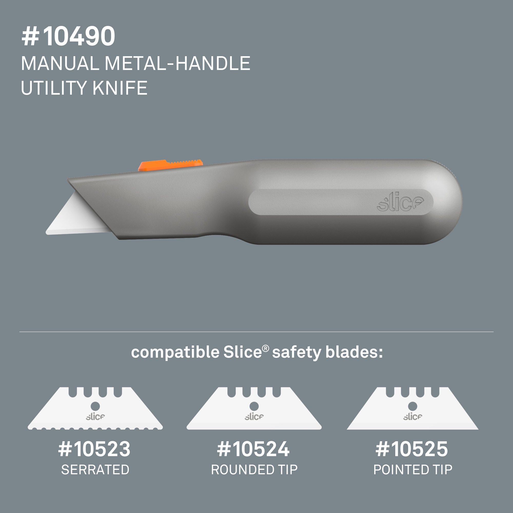 Safety Ceramic Blade Box Cutter, 0.5 Blade, 5.5 Plastic Handle