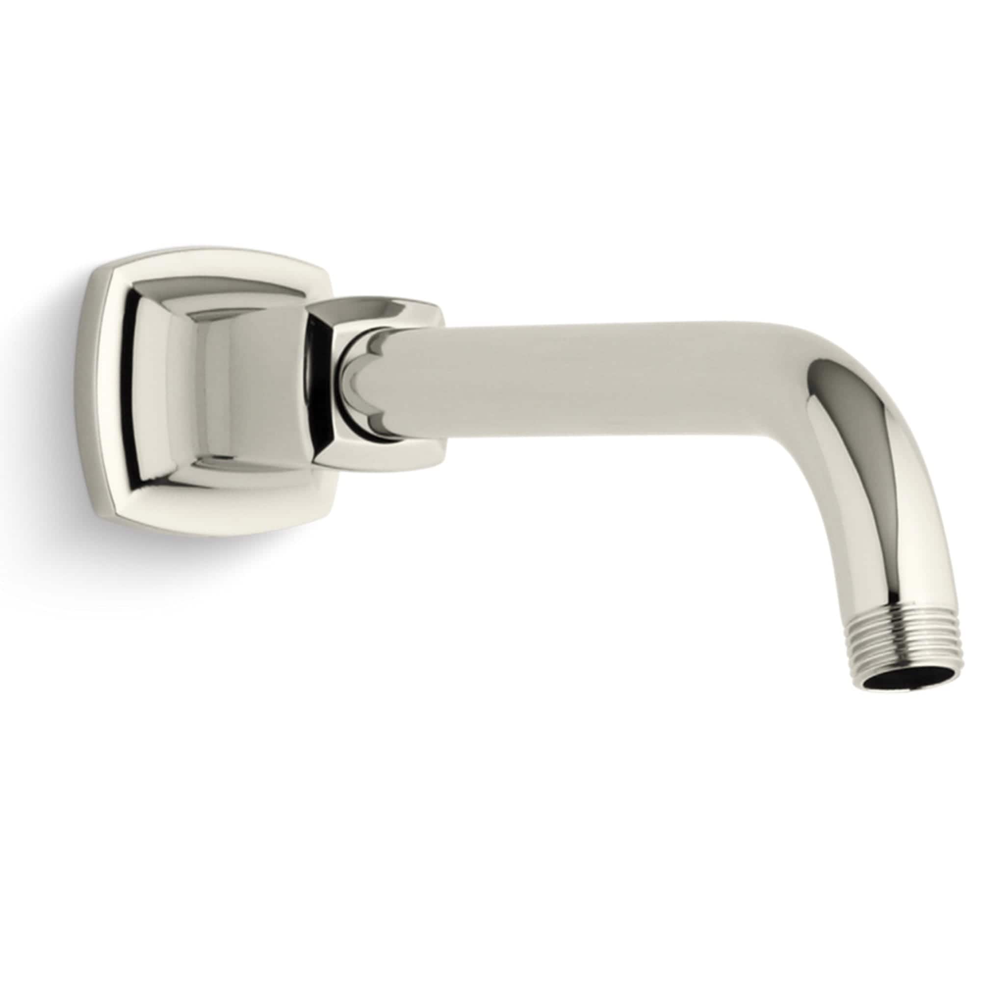 KOHLER 16280-SN Margaux Vibrant Polished Nickel 10.625-in Universal Shower Shower arm and flange