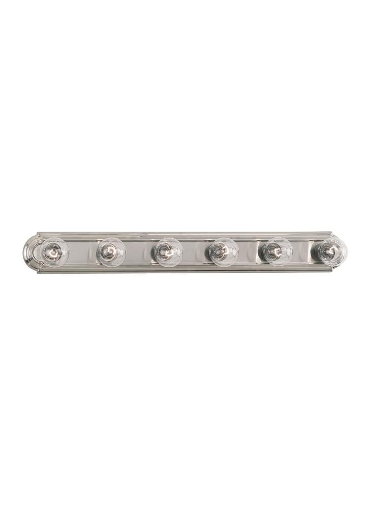 Generation Lighting 4702-962 De-Lovely 36-in 6 -Light Brushed Nickel Transitional Vanity light bar