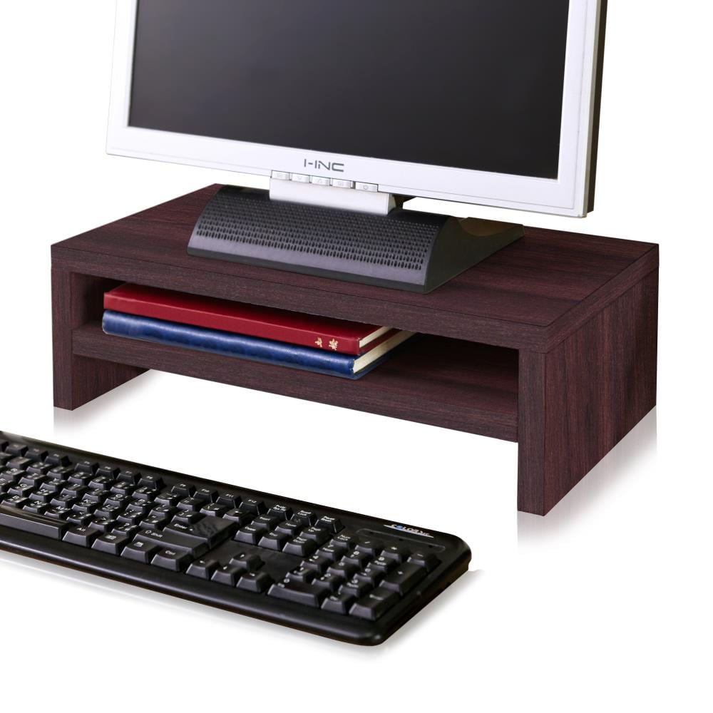 Way Basics WB-STAND-2-EO Zboard Eco 2-shelf Monitor Riser, Espresso