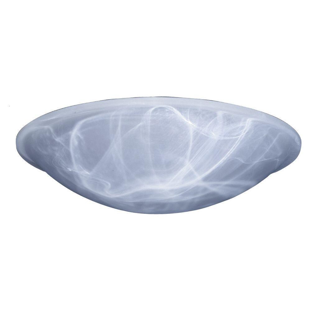 PLC Lighting 6516 PC 1-Light 16-in Polished Chrome Halogen Flush Mount Light