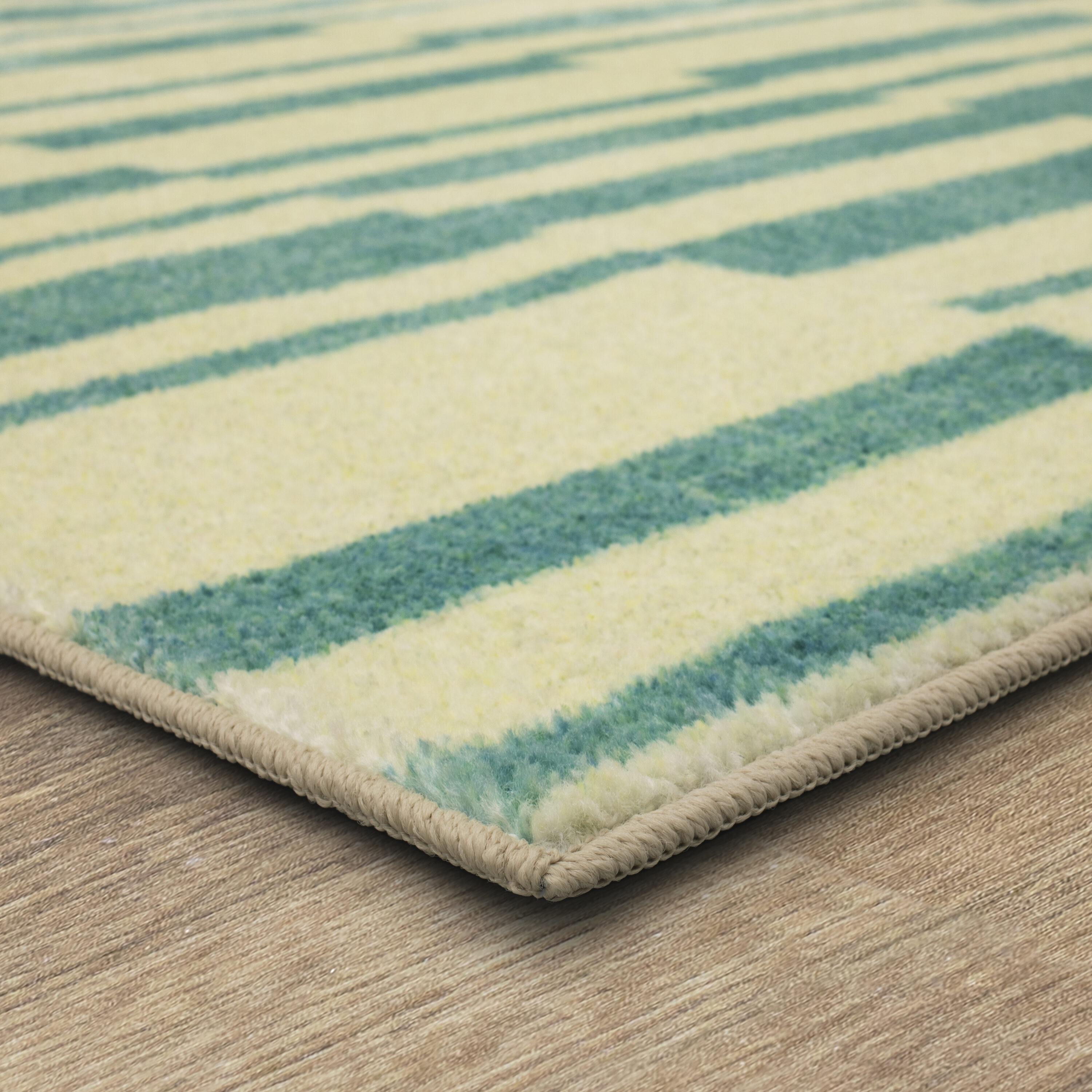 Mohawk Home 5 x 8 Cream Indoor Trellis Mid-century Modern Area Rug in ...