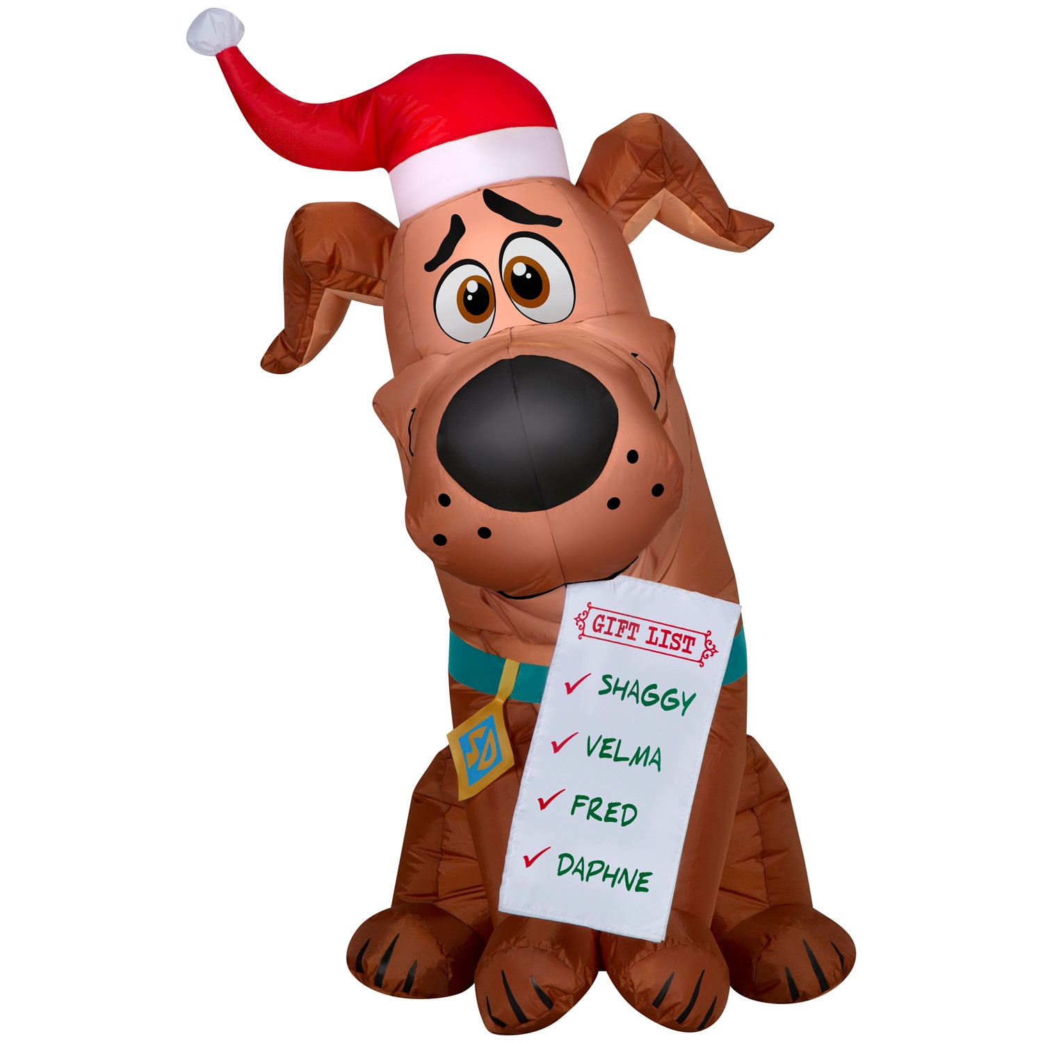 Gemmy G-881535 Scooby-Doo 42.13-Inches Freestanding Inflatable with White LED Lights