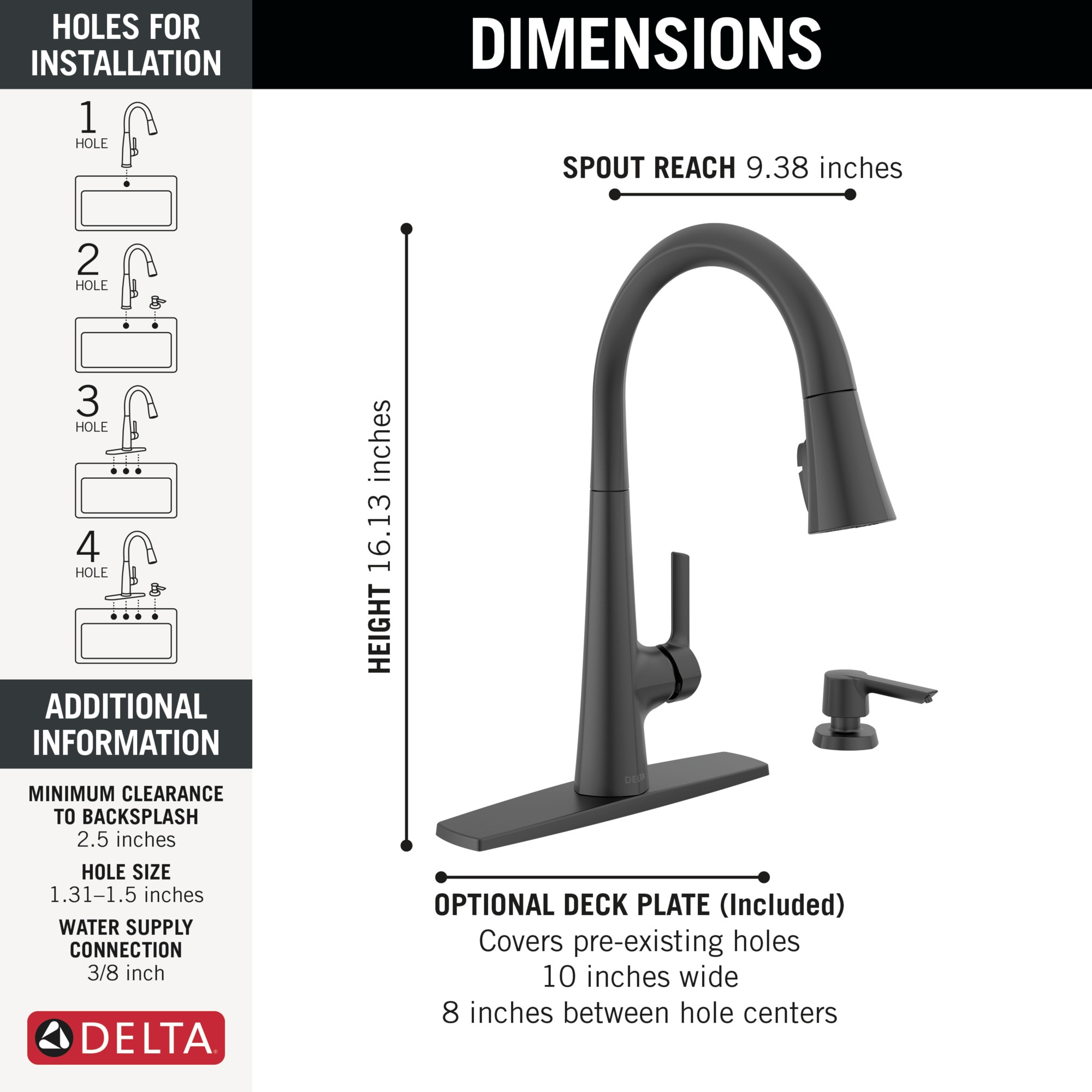 Delta 19872Z-BLSD-DST Kitchen-Faucets - View #4