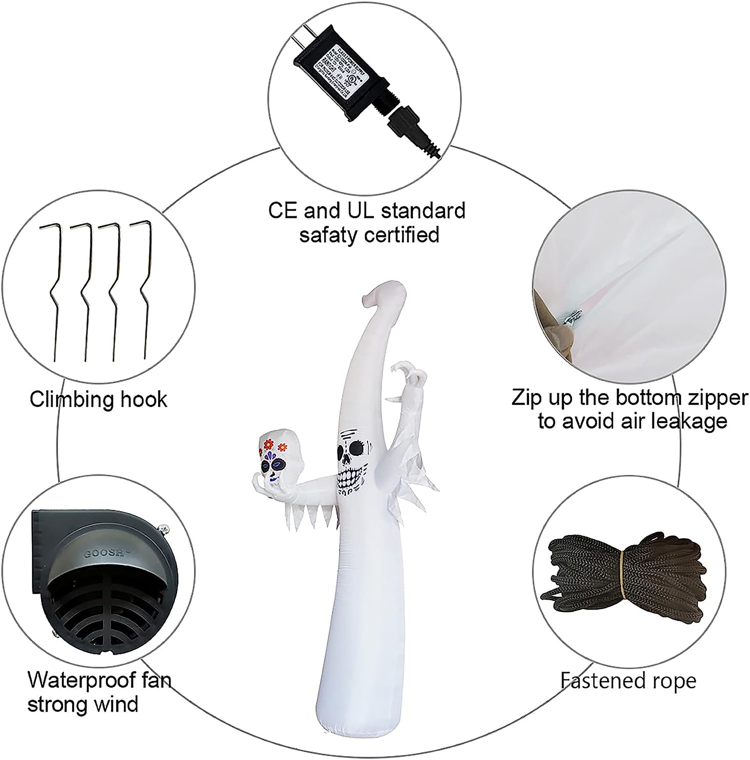 GOOSH DJ-WS-69061 Outdoor-Halloween-Decor - View #5