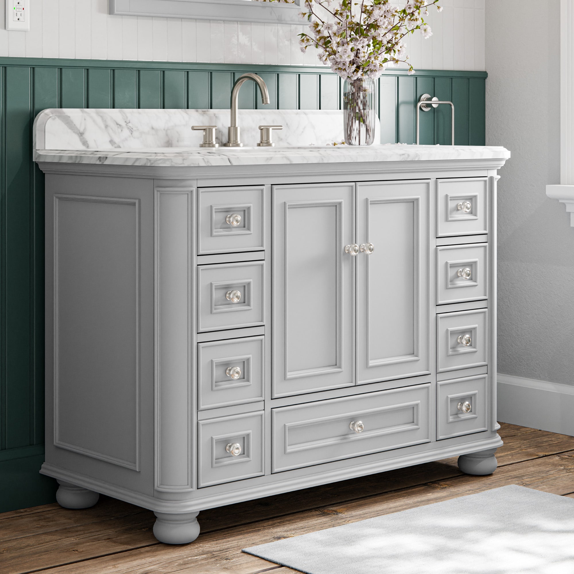 allen + roth 3116VA-48-242L Bath-Vanity-Combo - View #9