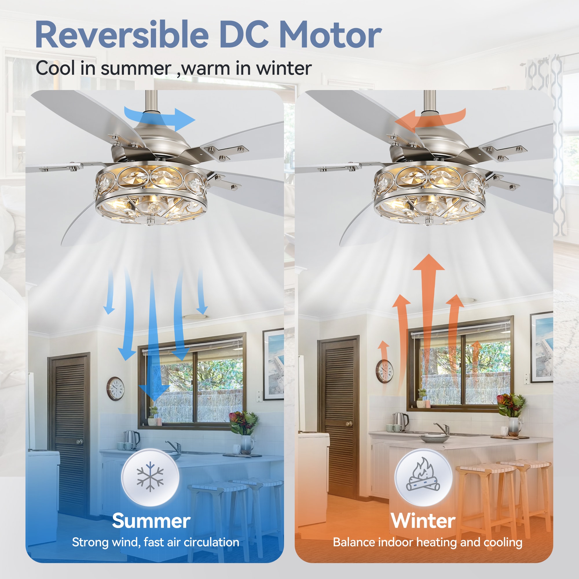 Breezary 35060-SN Ceiling-Fans - View #5