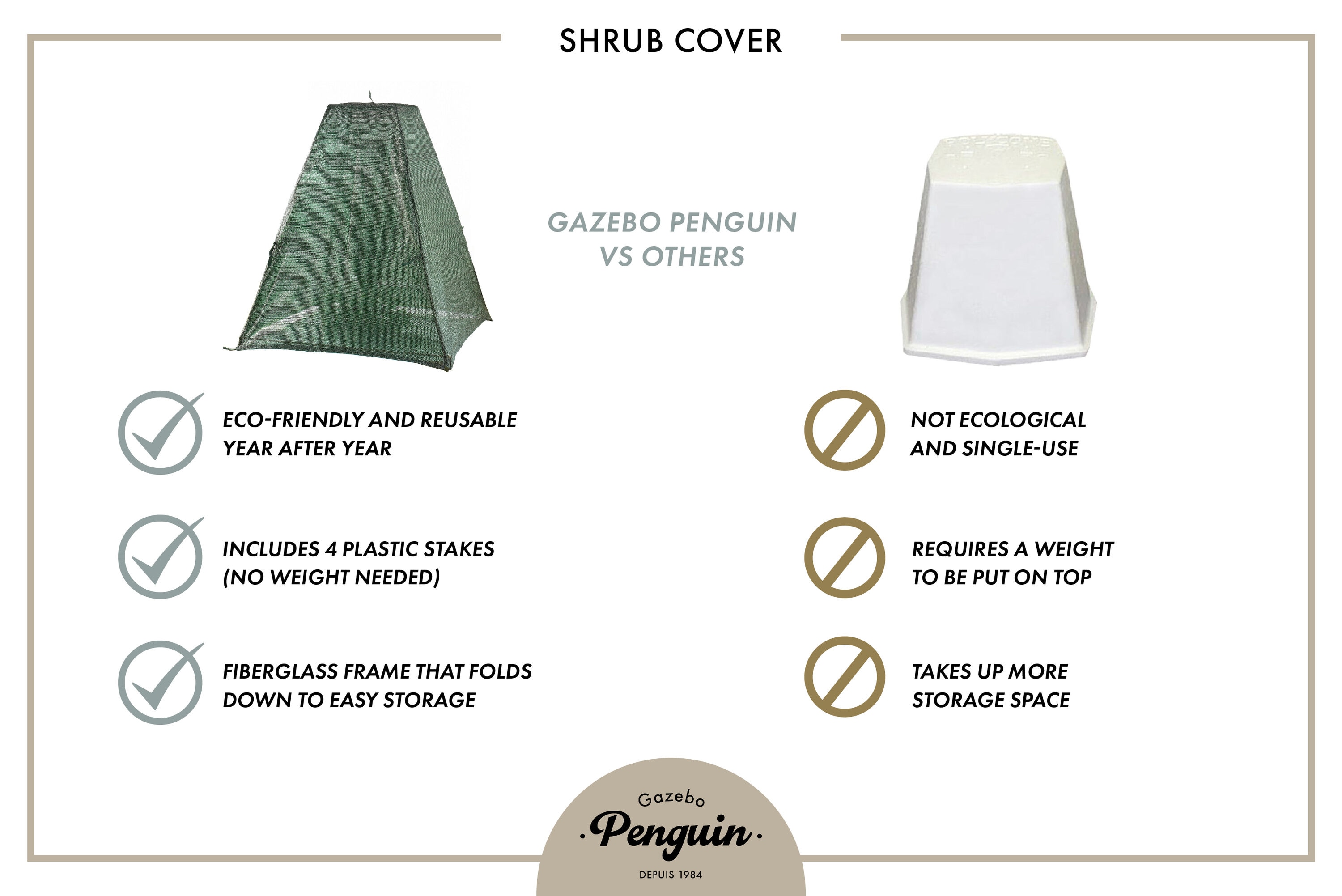 Gazebo Penguin 12-023 Winter-Plant-Protect - View #9