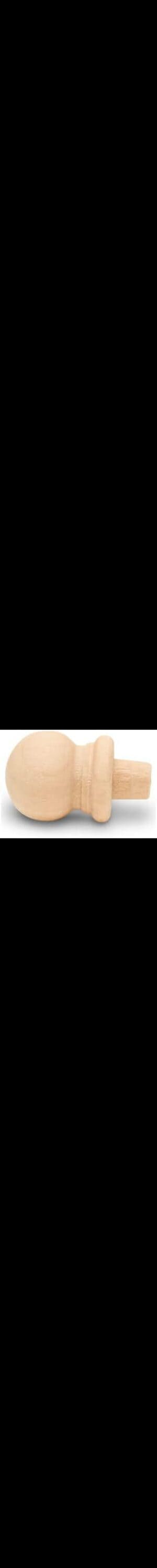 Woodpeckers Crafts Small Wood Finials, 1-1/2 In.- Pack Of 25 in the Craft  Supplies department at