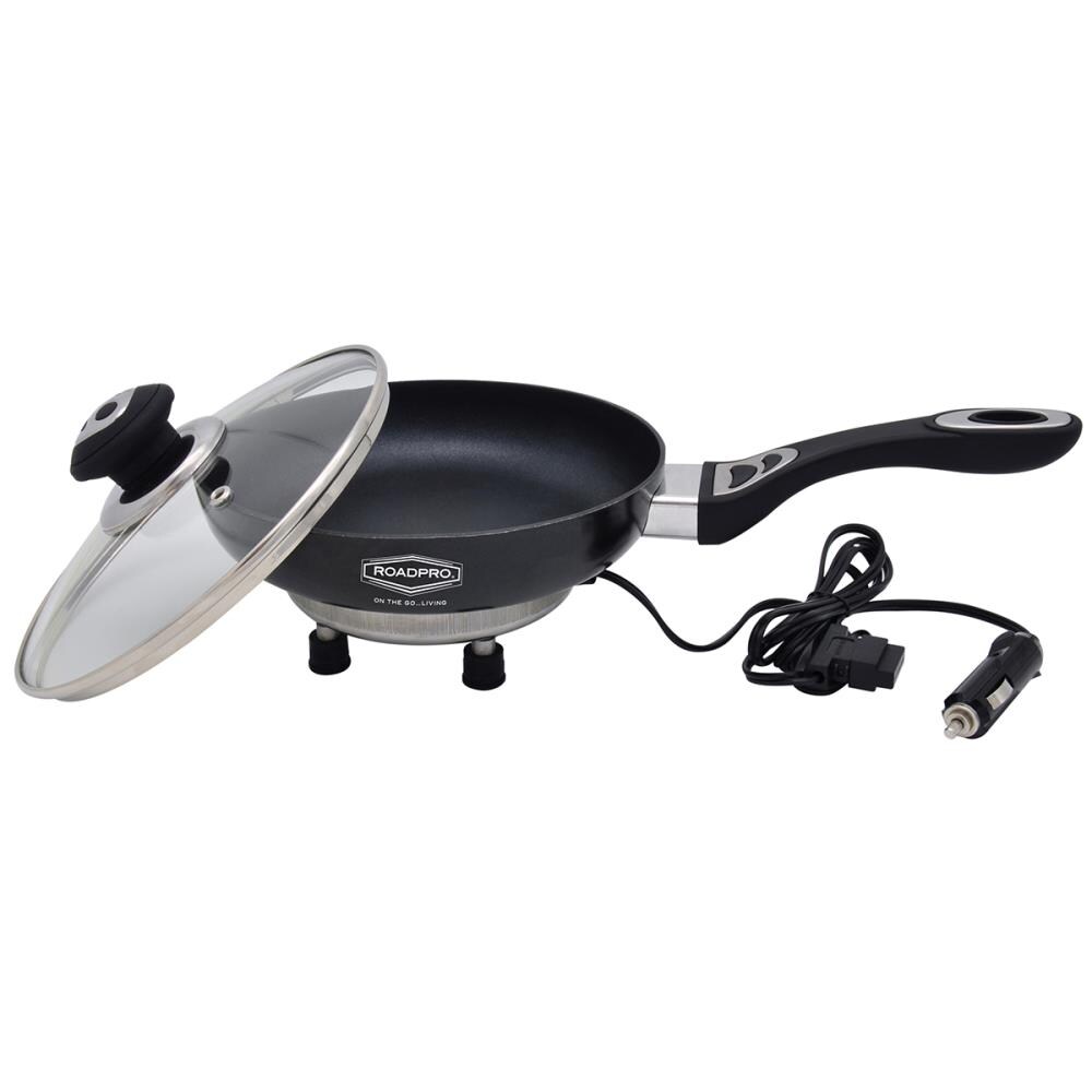 RoadPro 12 Volt Portable Electric Cooking Frying Pan with Non-Stick  Surfaces, 1 Piece - Smith's Food and Drug