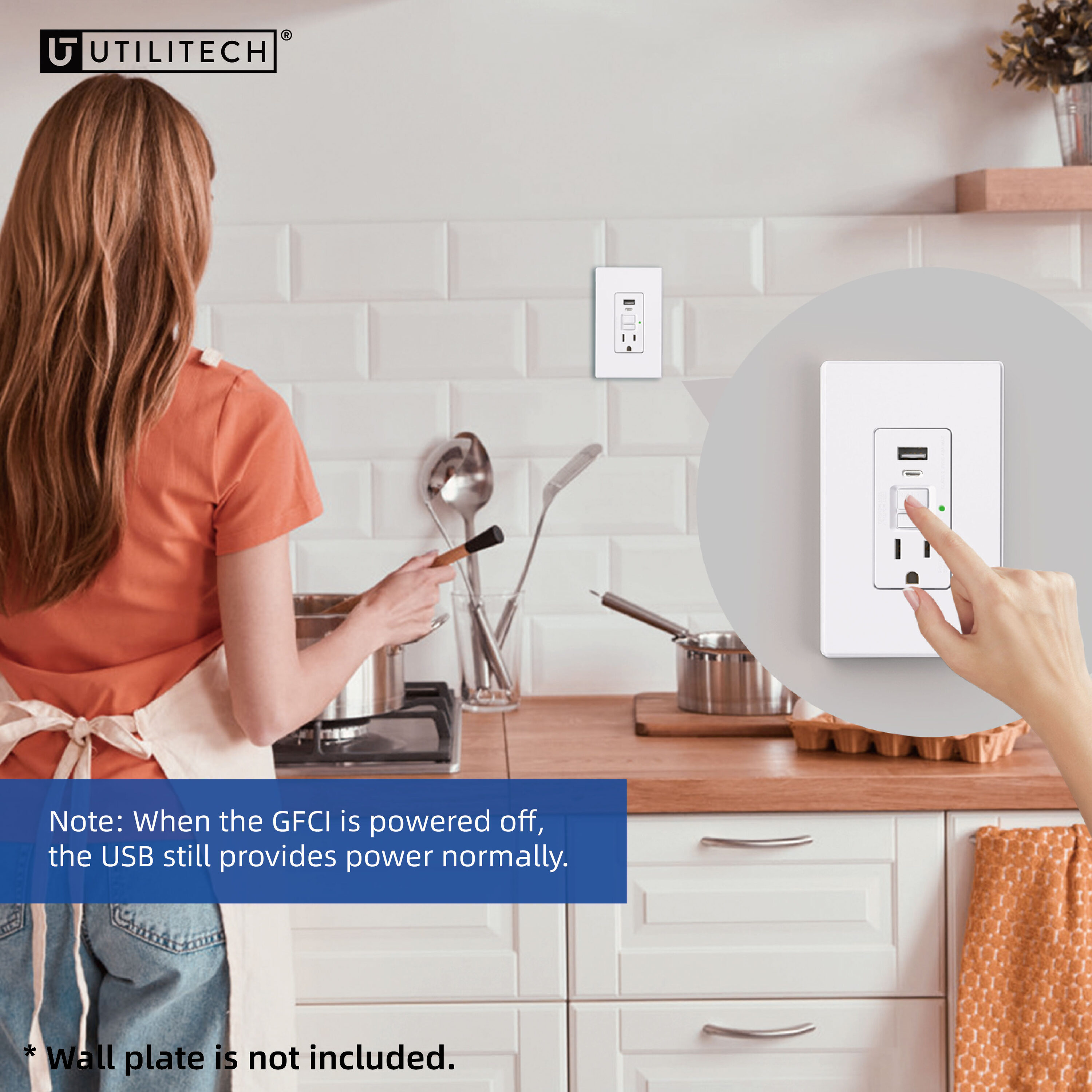 Utilitech LGR2315ACT1-WH receptacles - View #9