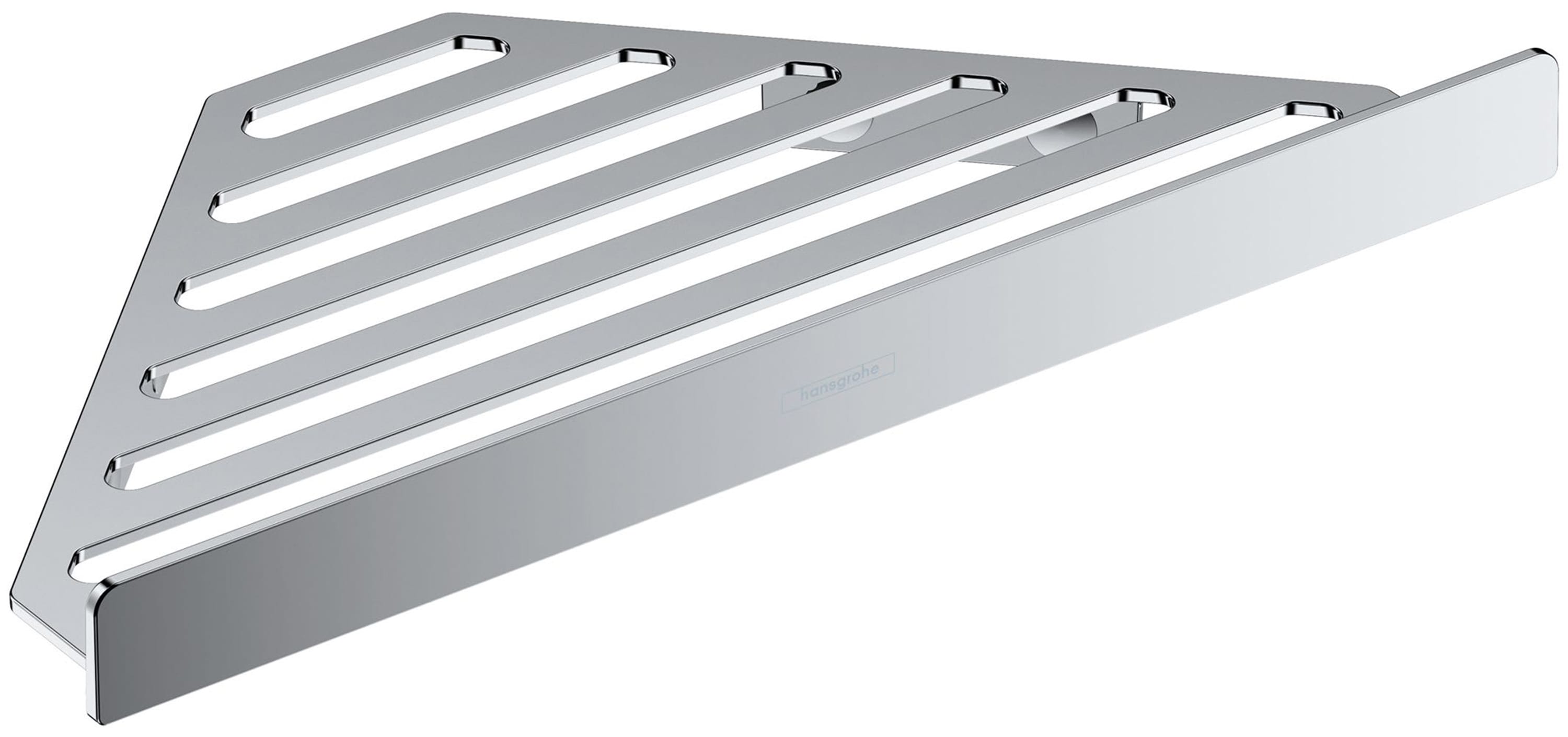 Chrome Metal Wall Mount Corner Shower Basket
