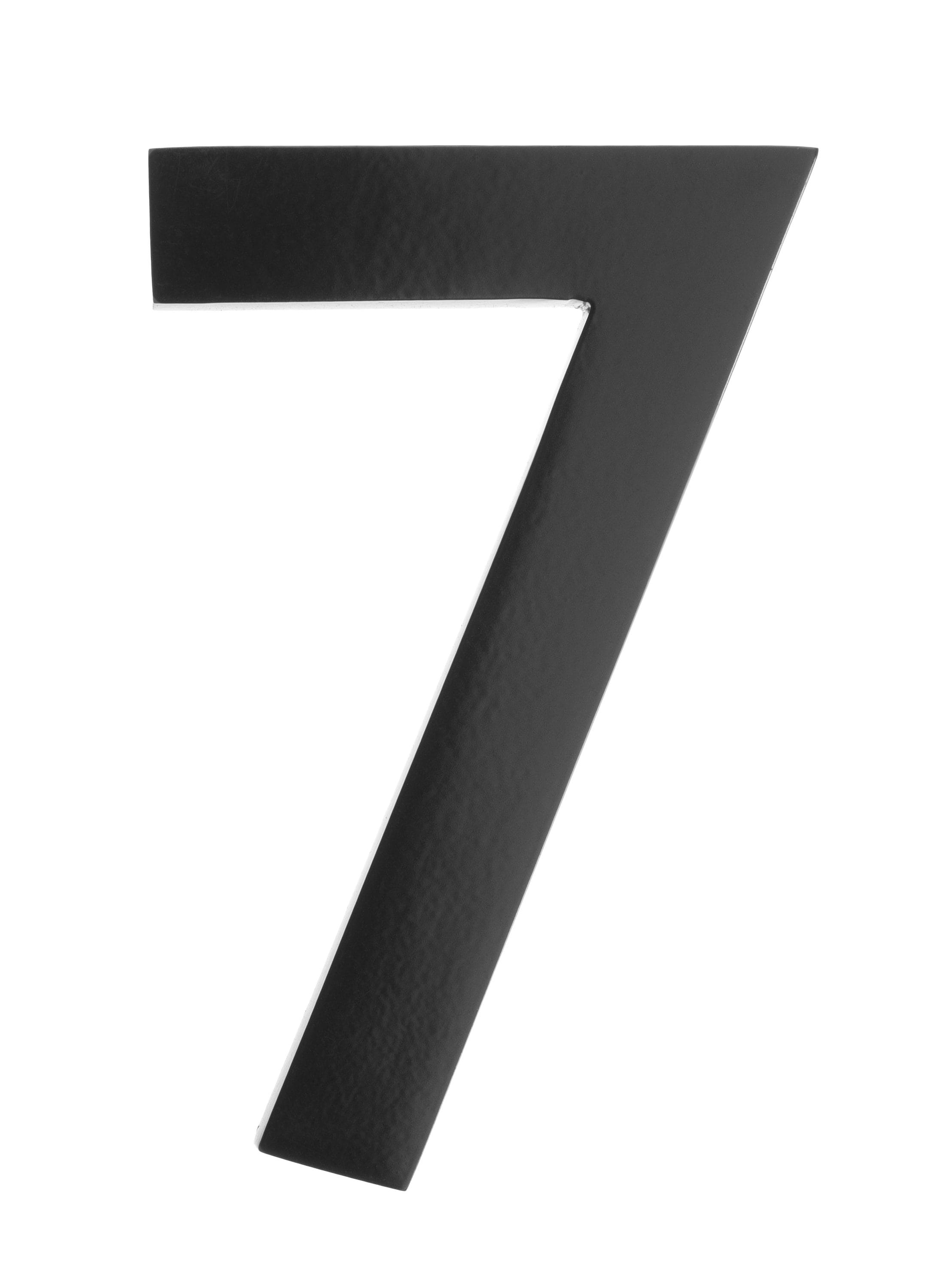 Architectural Mailboxes Black Brass Floating House Number 7, 4-in ...