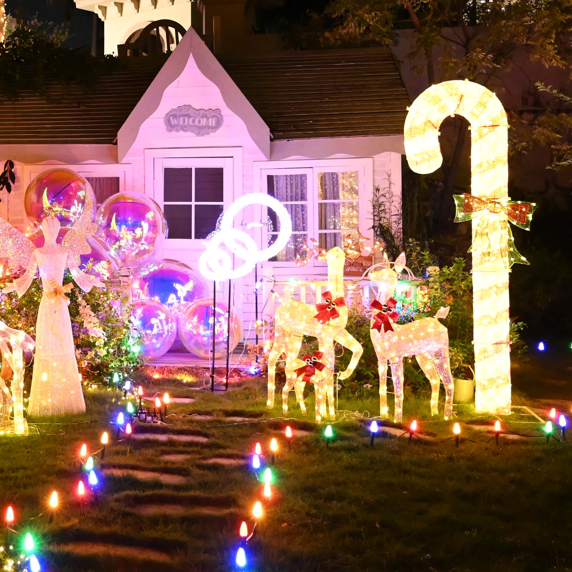 Yescom 11SSL27-YARDSET04-LO Patio-String-Lights - View #6
