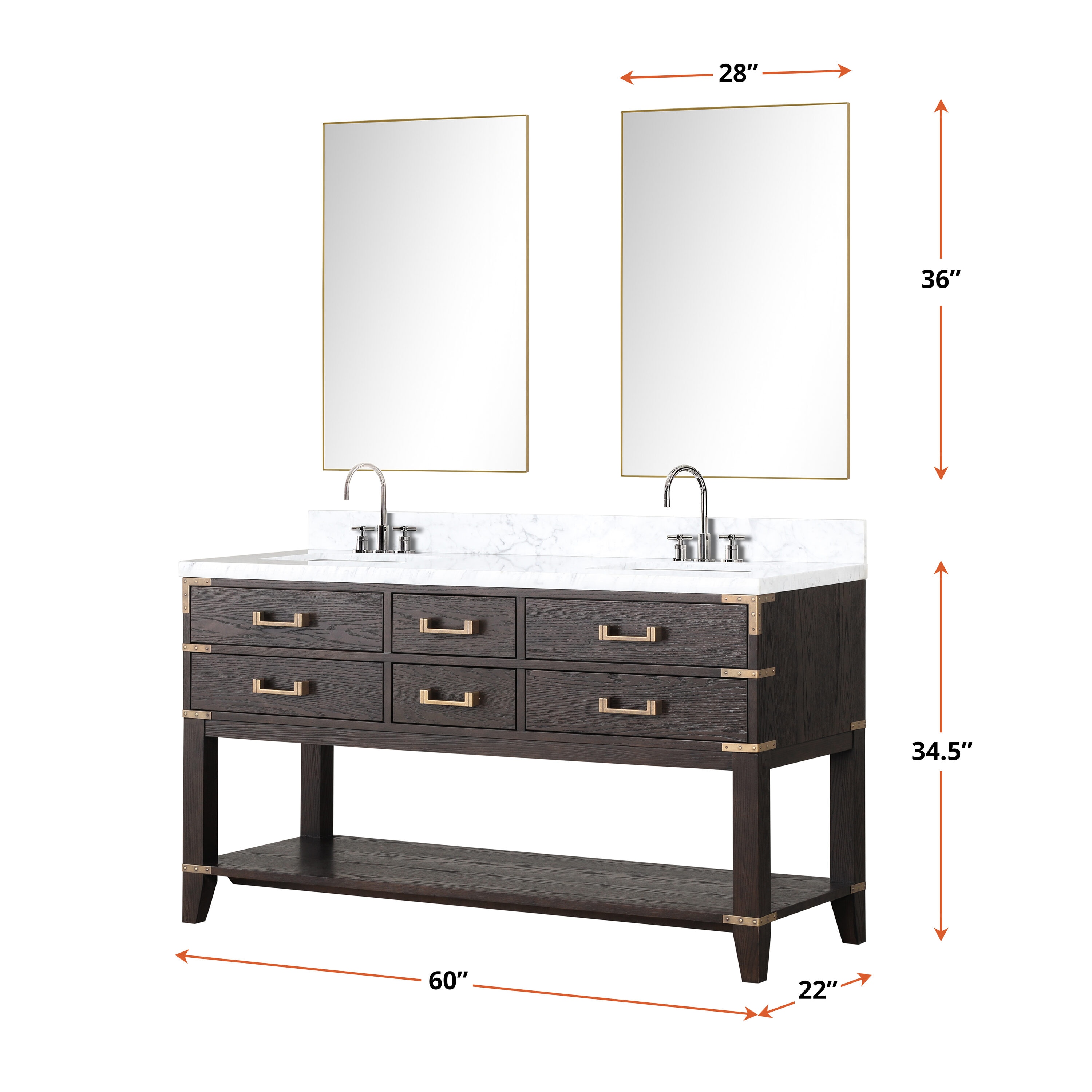 Lexora LVGR60DK111 Bath-Vanity-Combo - View #6