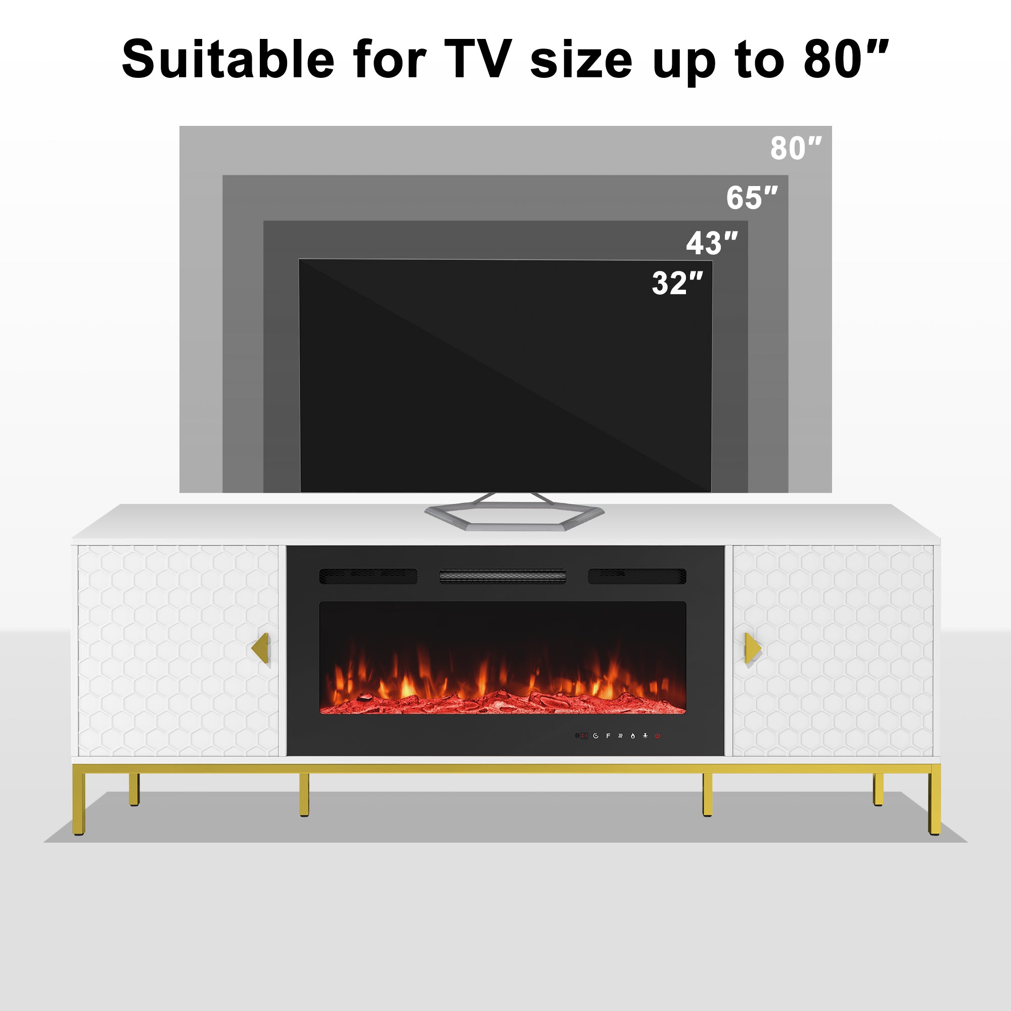 Boyel Living BL-FTGM01K-WH Tv-Stands - View #7