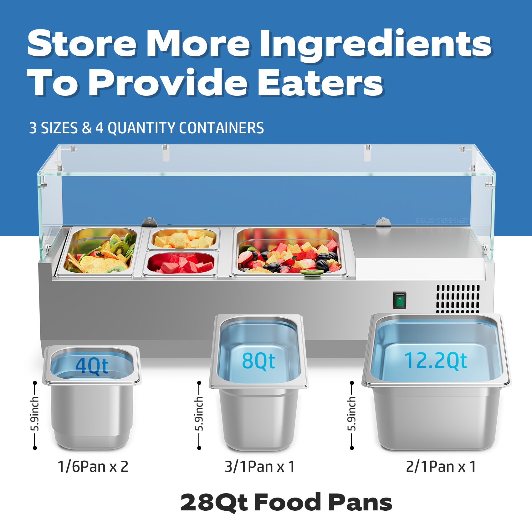 Jeremy Cass GDBLWASH128 Commercial-Refrigerators - View #4