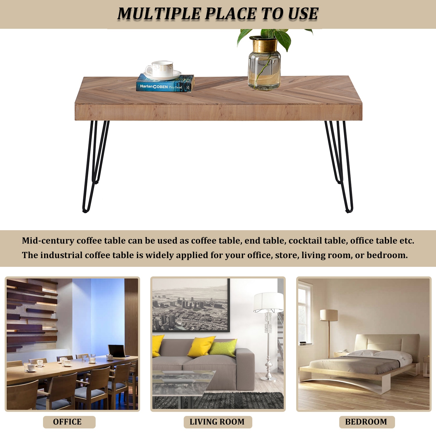 Clihome OTCH-190111-2AL Coffee-Tables - View #7