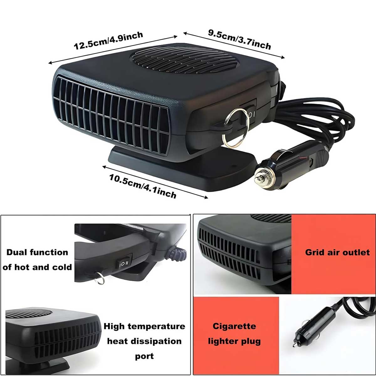 Aoibox LABAH110726 Portable-Electric-Heat - View #5