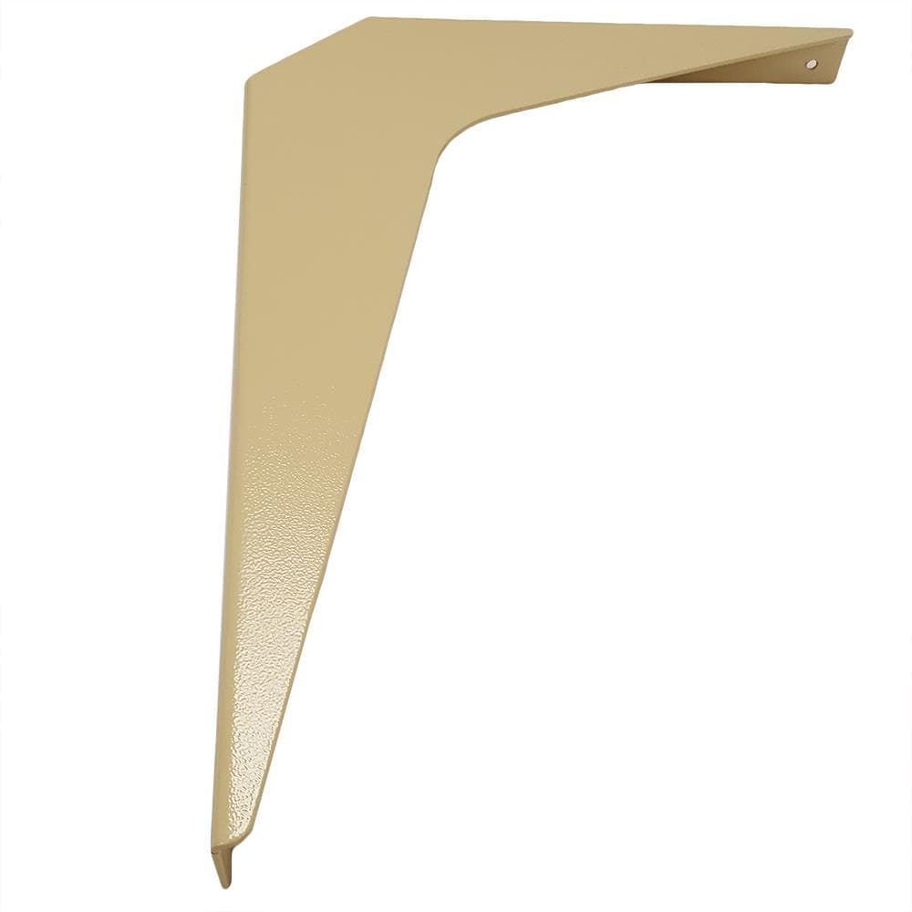 CounterBalance CCH-CBWB1521AL-IM Workstation Bracket 21-Inches x 1.54-Inches x 15-Inches Almond Steel Countertop support bracket