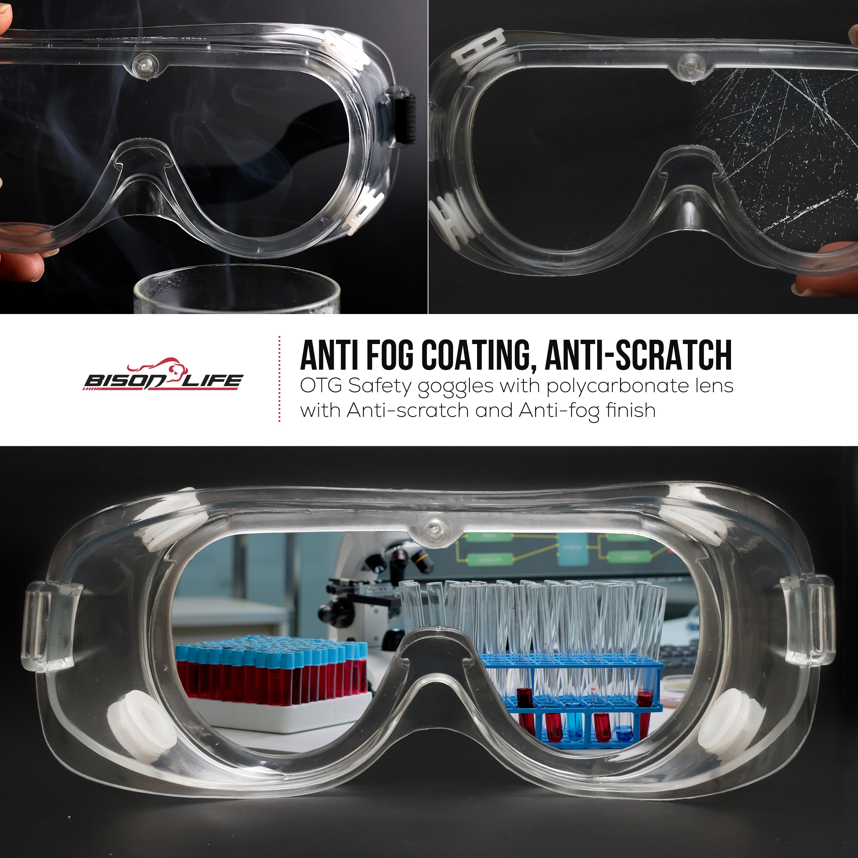BISON LIFE SH-SSGG-ES14-CL-24 Protective-Eye-Wear - View #3