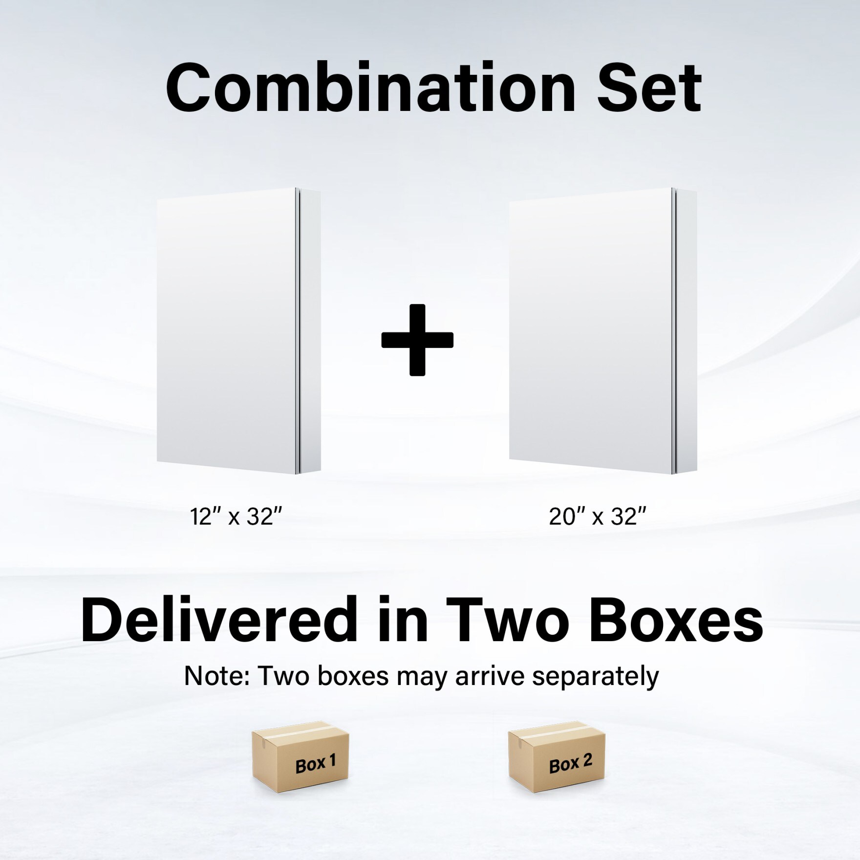 WELLFOR JRA12R20L32 Bathroom-Medicine-Cabinets - View #9