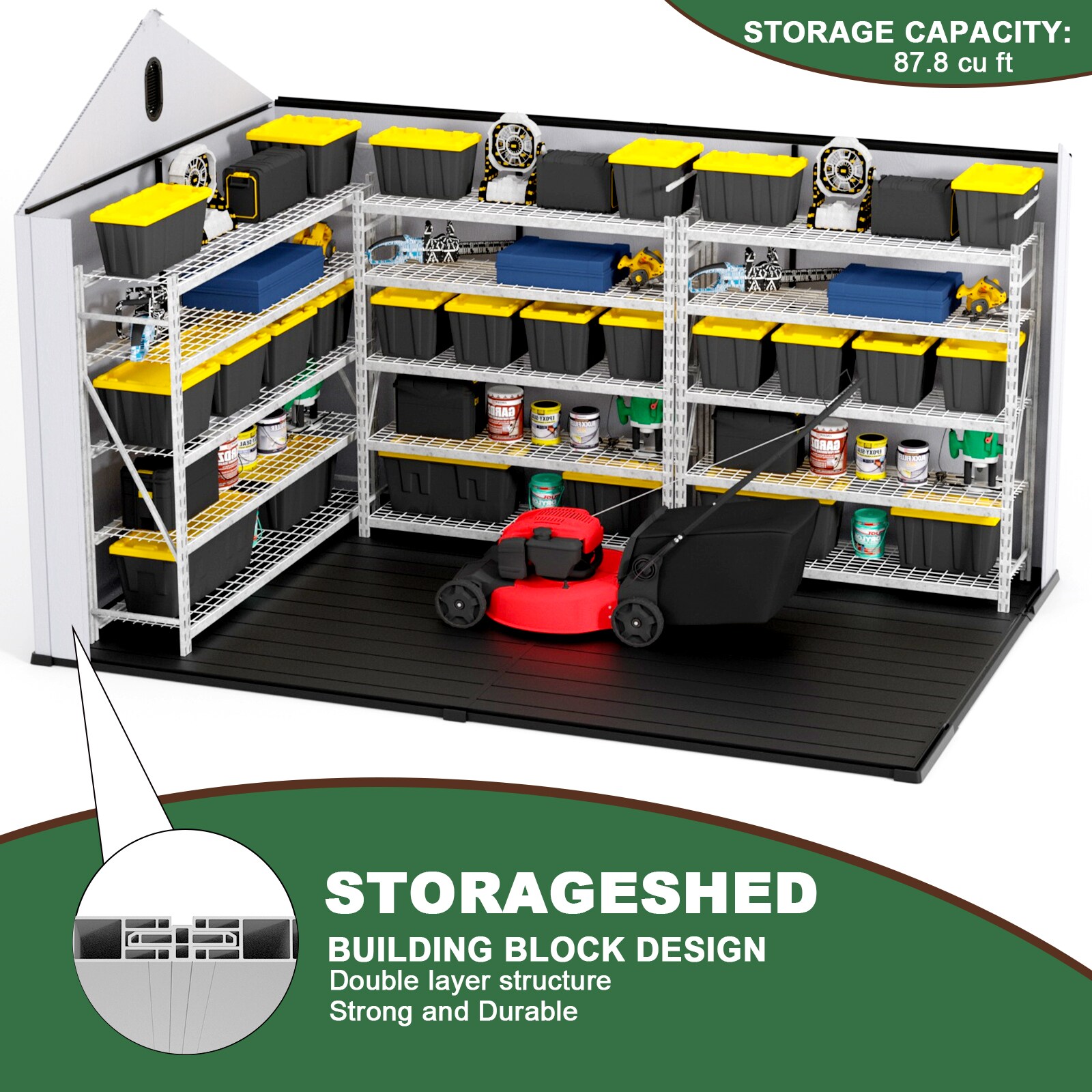 Mondawe MD-CR00014 Vinyl-Resin-Storage-Buildings - View #3