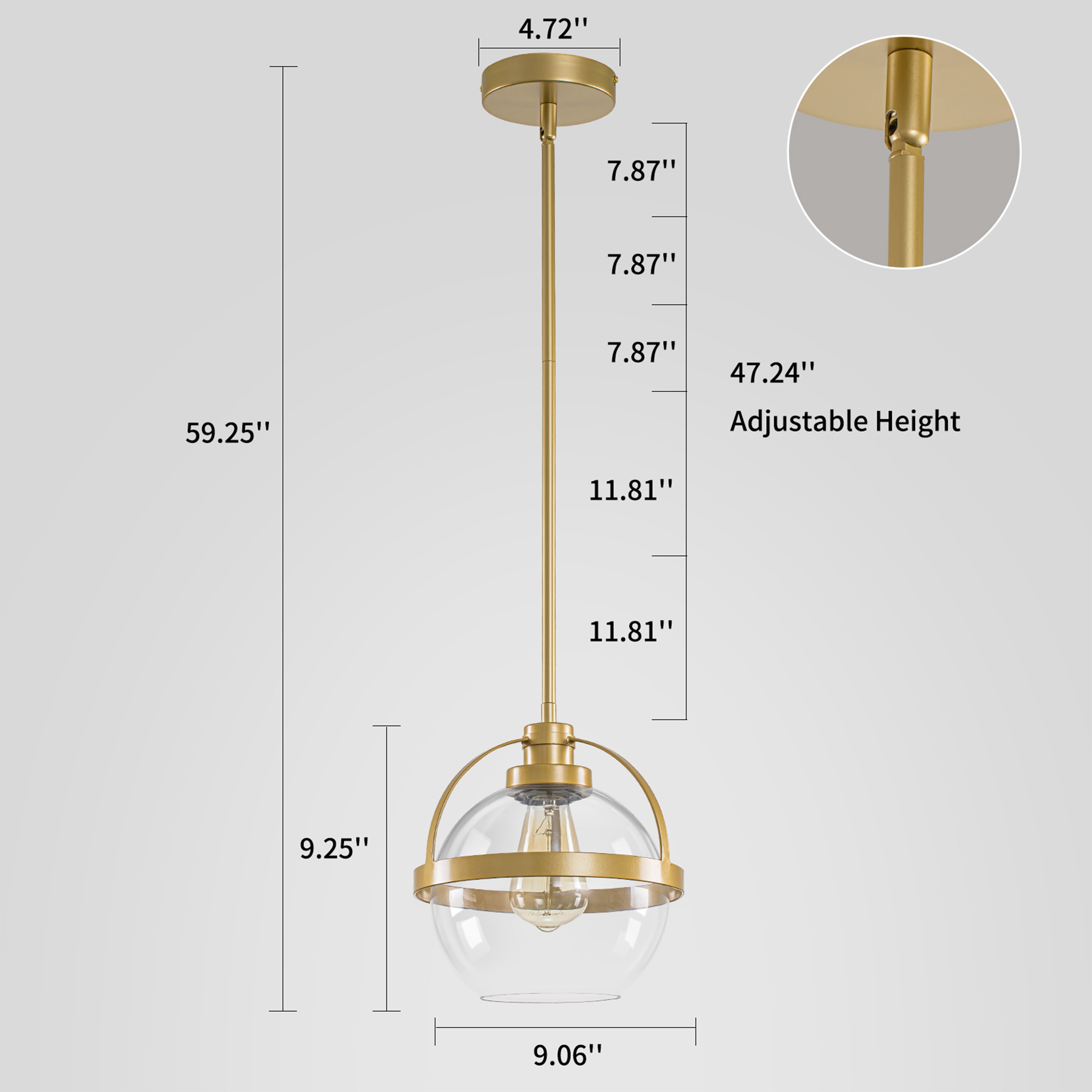 GoYeel ZP061GD01 Pendant-Lights - View #3