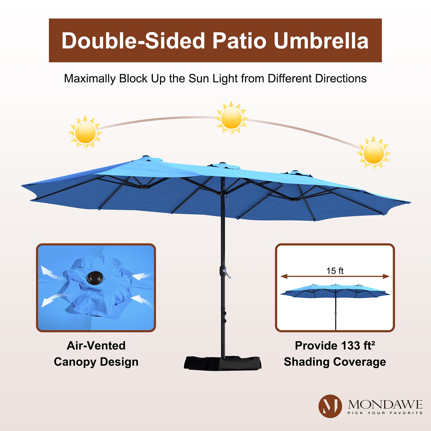 Mondawe 79BE-HY Umbrellas-2 - View #3